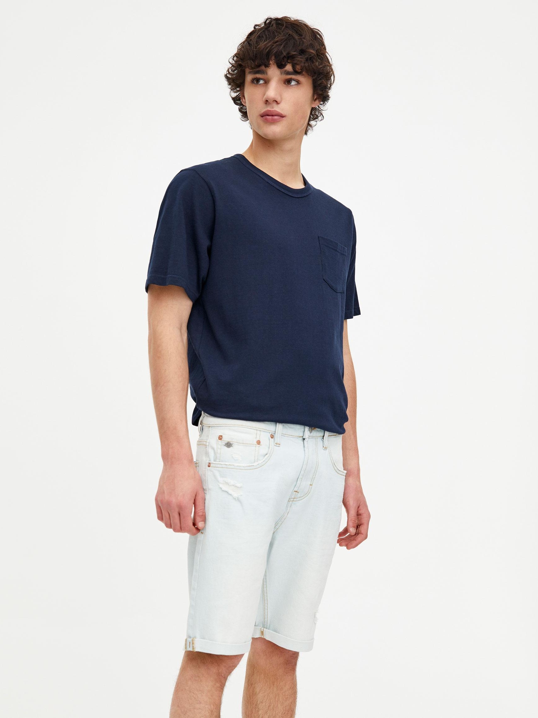 

Шорты Pull & Bear 5693/509/441-ACWM 42 Светло-голубые