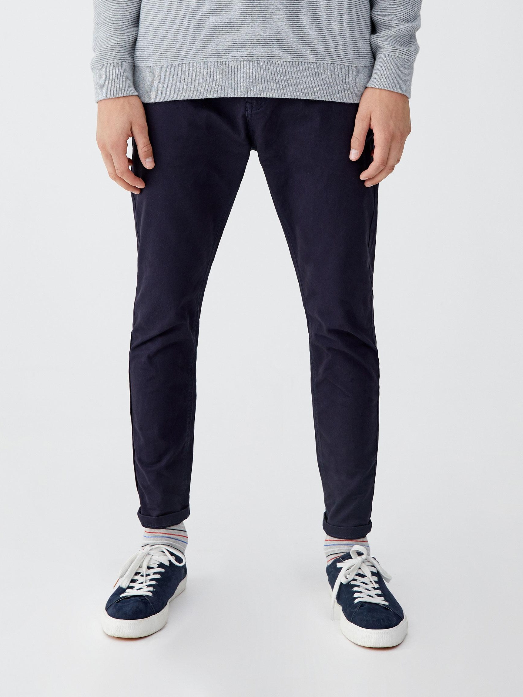 

Брюки Pull & Bear 9680/521/401-AAQJ 50/40 Темно-синие