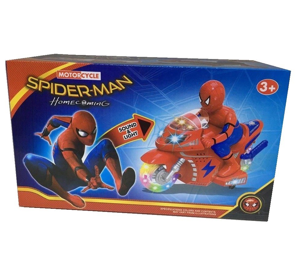 

Человек Паук Spider Man с мотоциклом (009-15) 0519