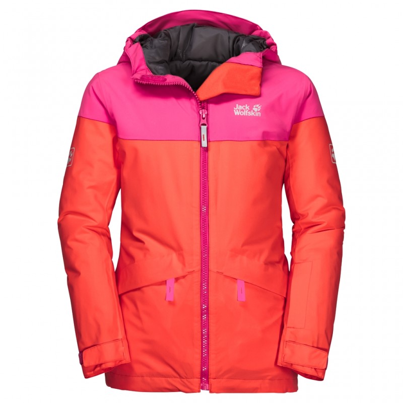 

Куртка утепленная POWDER MOUNTAIN JACKET GIRLS Jack Wolfskin 1608121-3032 116 Оранжевый