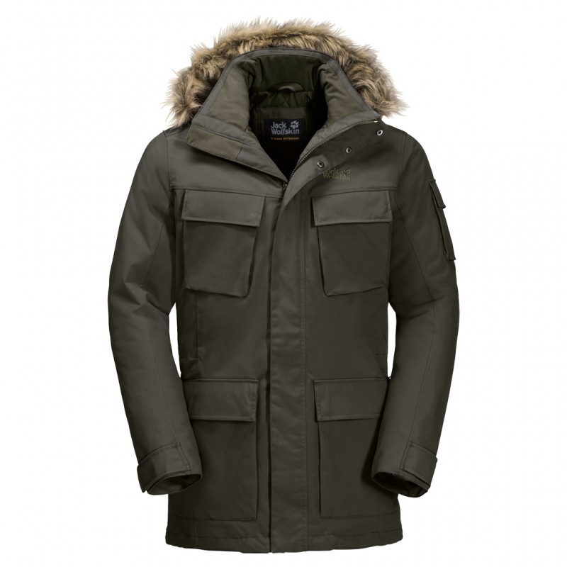 

Парка GLACIER CANYON PARKA Jack Wolfskin 1107673-5100 XXL Хаки