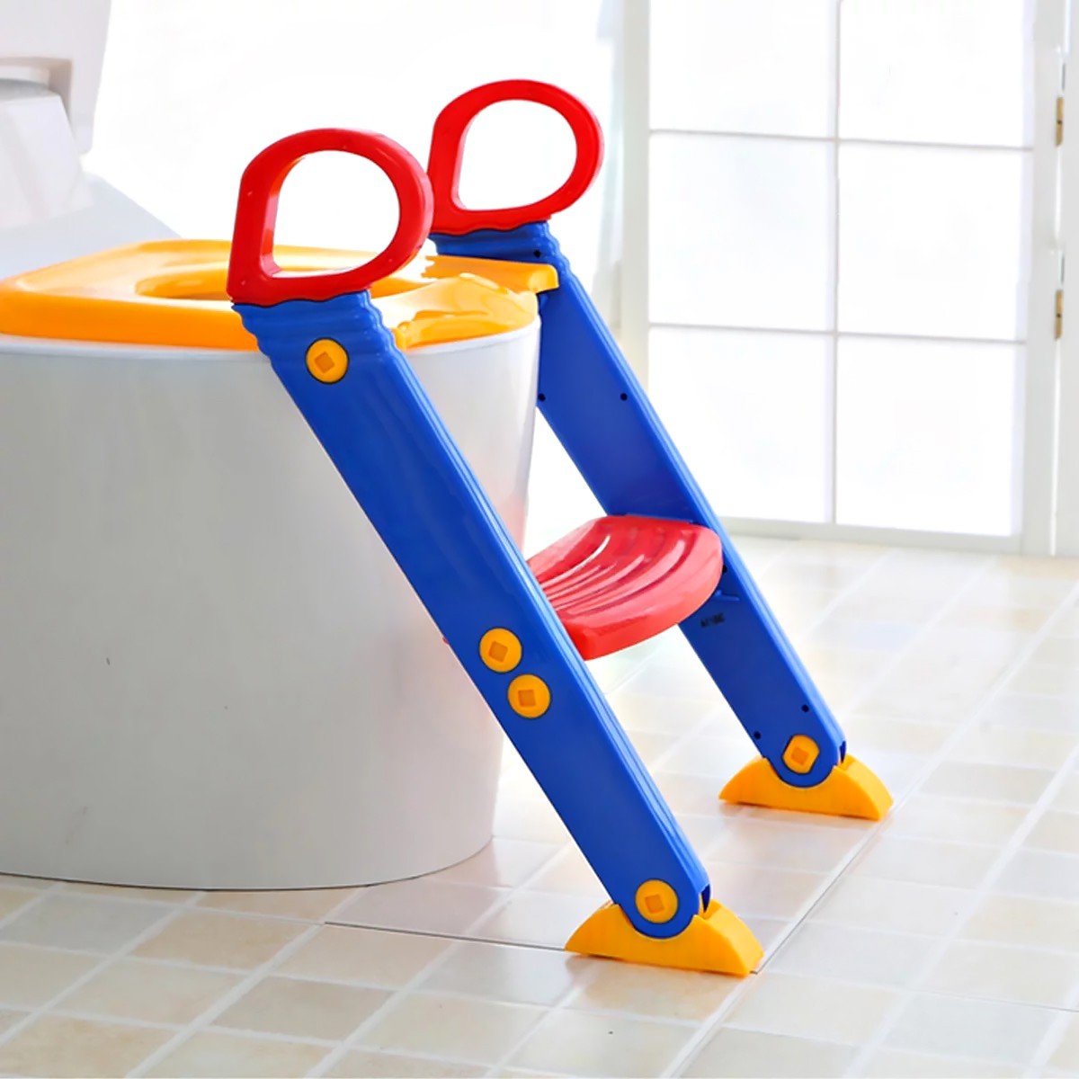 

Детское сиденье на унитаз со ступенькой и ручками Keter Toilet Trainer Разноцветный (001ТМ 2246)