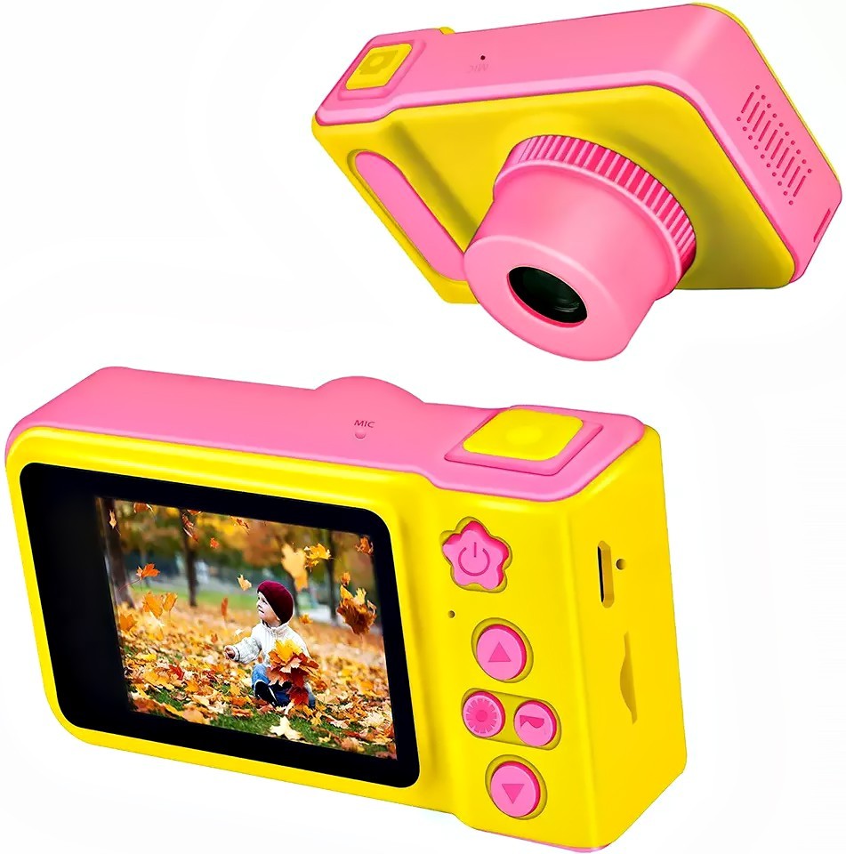 

Детский цифровой фотоаппарат Smart Kids Camera V7 ORIGINALS Розовый (001ТМ 1634)