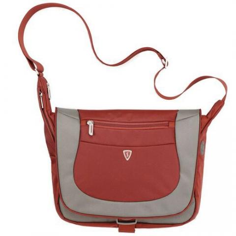 

Сумка для города Sumdex Сумка для города PJA-642PR красная с серыми вставками 10"