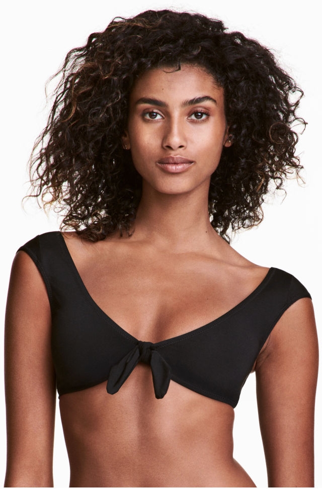 

Верхняя часть купальника H&M hml09300109 34 B65 Черная