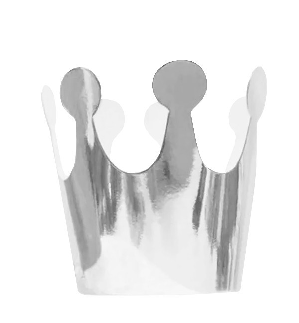 

Короны бумажные "Silver" (5шт), Польша