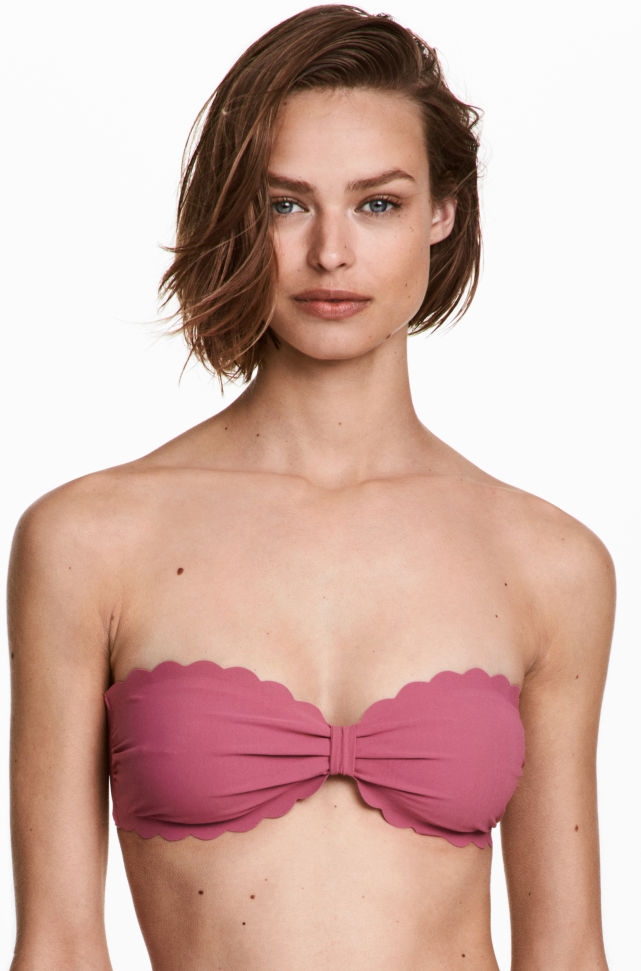 

Верхняя часть купальника H&M hml09300159 40 C75 Бордовая