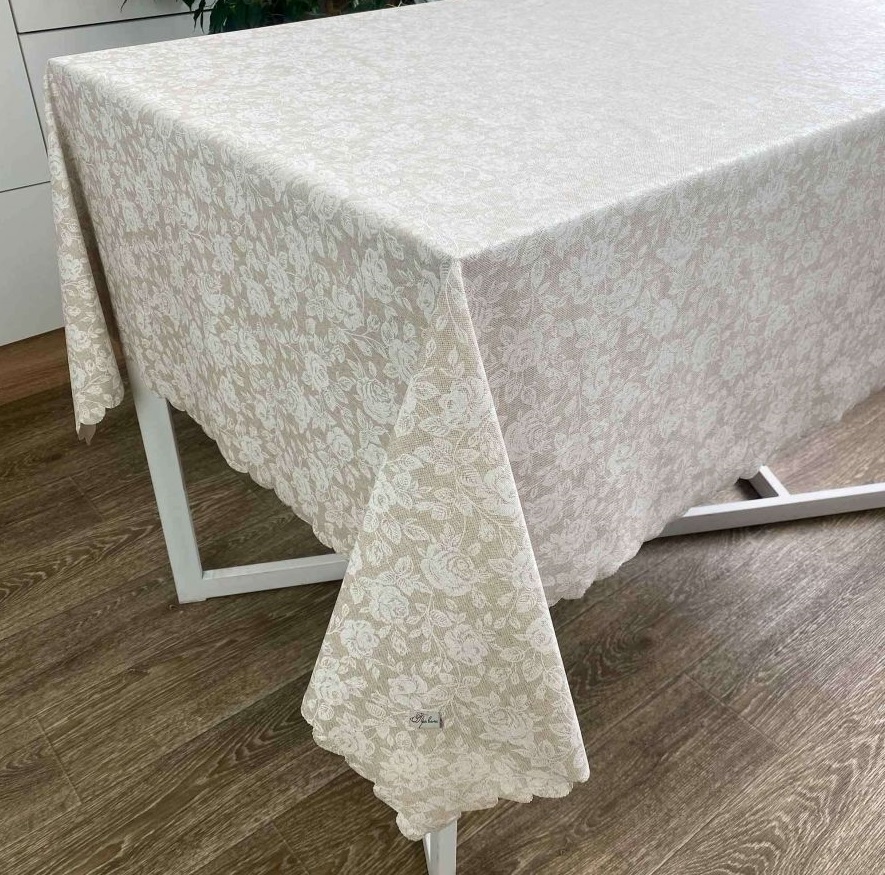 

Скатерть Прованс Simfoni White Rose 120х136