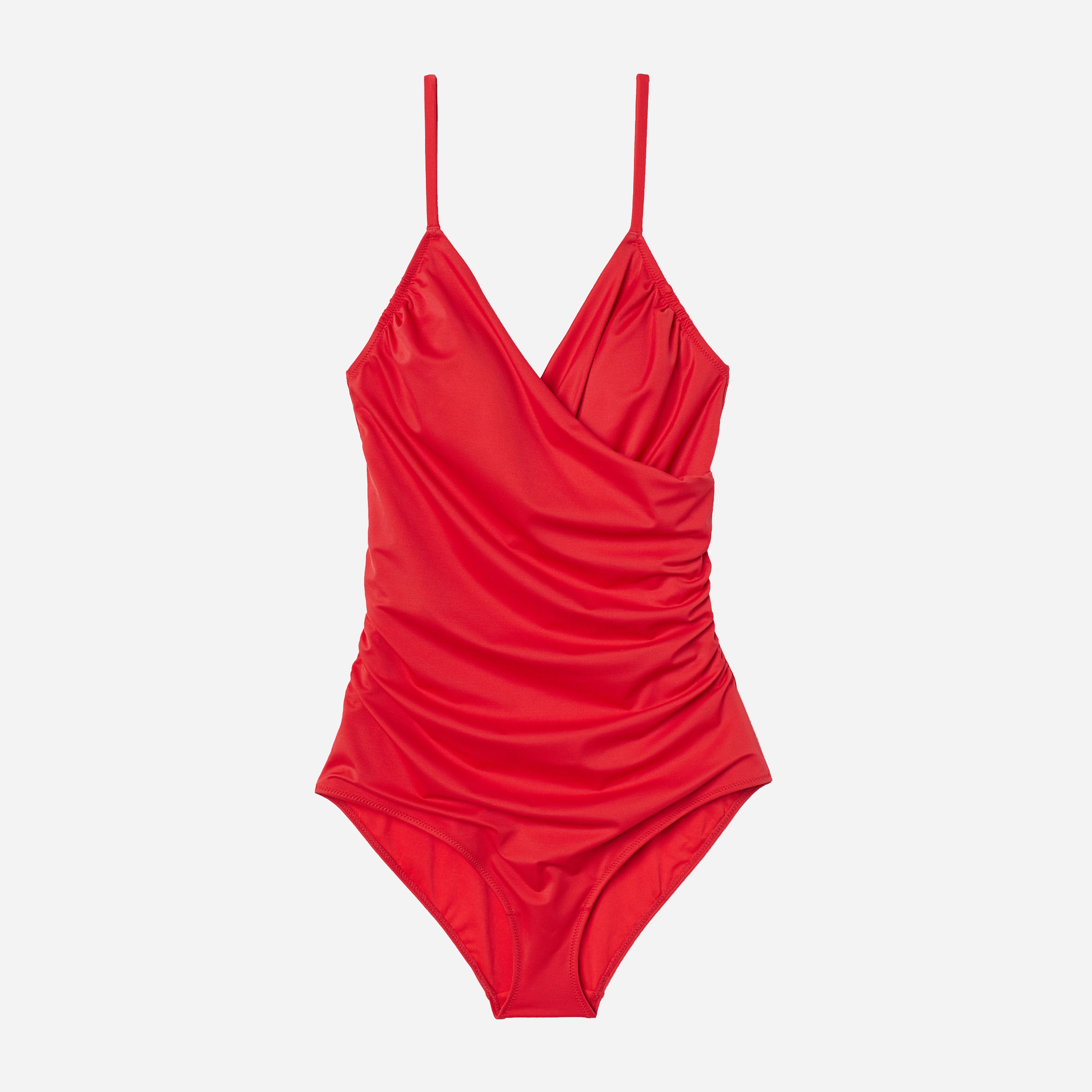 

Купальник слитный женский H&M 04-0188183-9 40 Красный