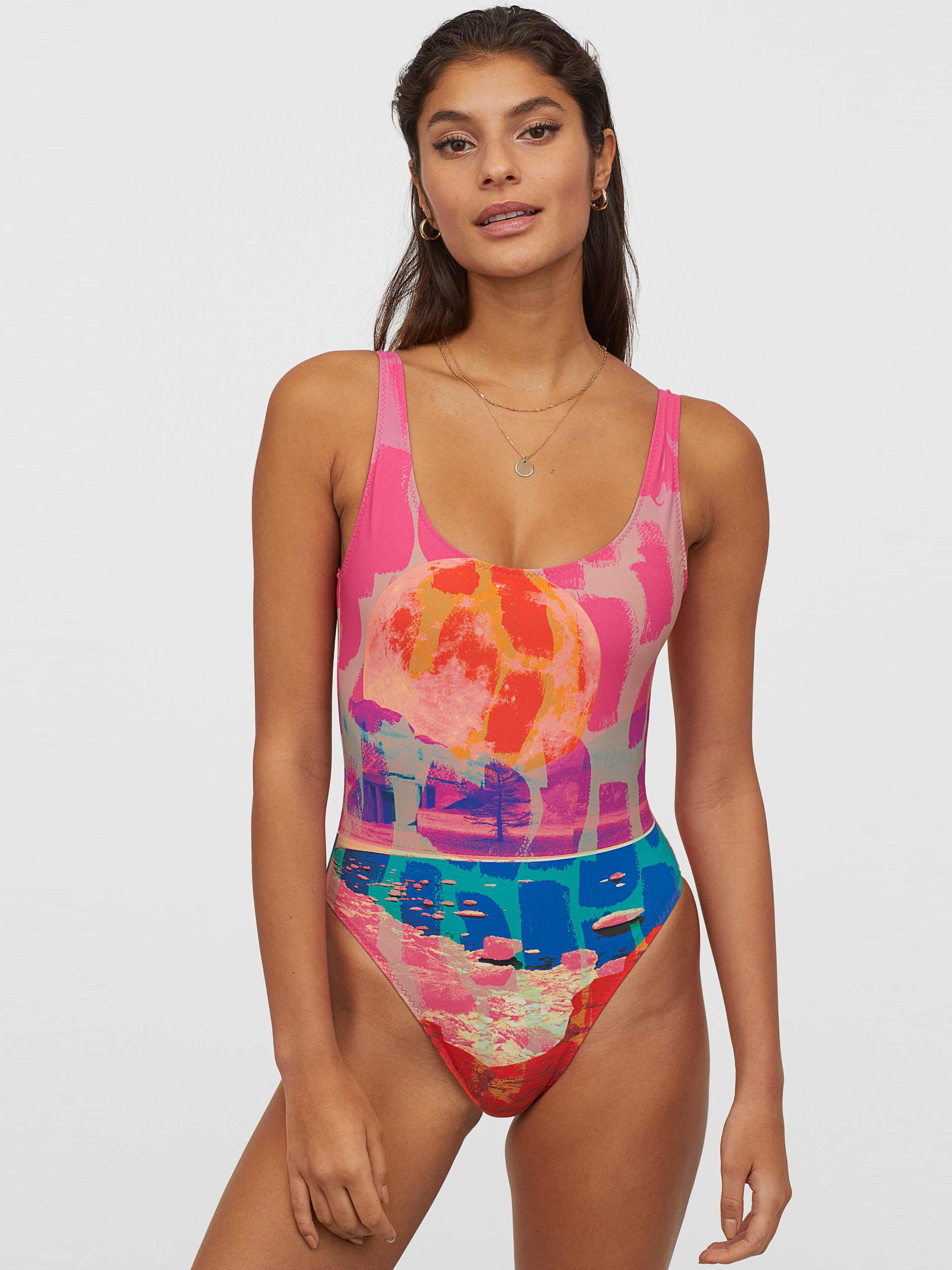 

Купальник слитный женский H&M STUDIO 04-0844125-002  Розовый, Купальник слитный женский H&M STUDIO 04-0844125-002 36 Розовый
