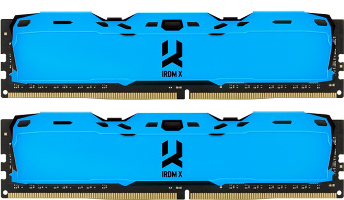 

Оперативная память Goodram DDR4-3200 16384MB PC4-25600 (Kit of 2x8192) IRDM X (IR-XB3200D464L16SA/16GDC)