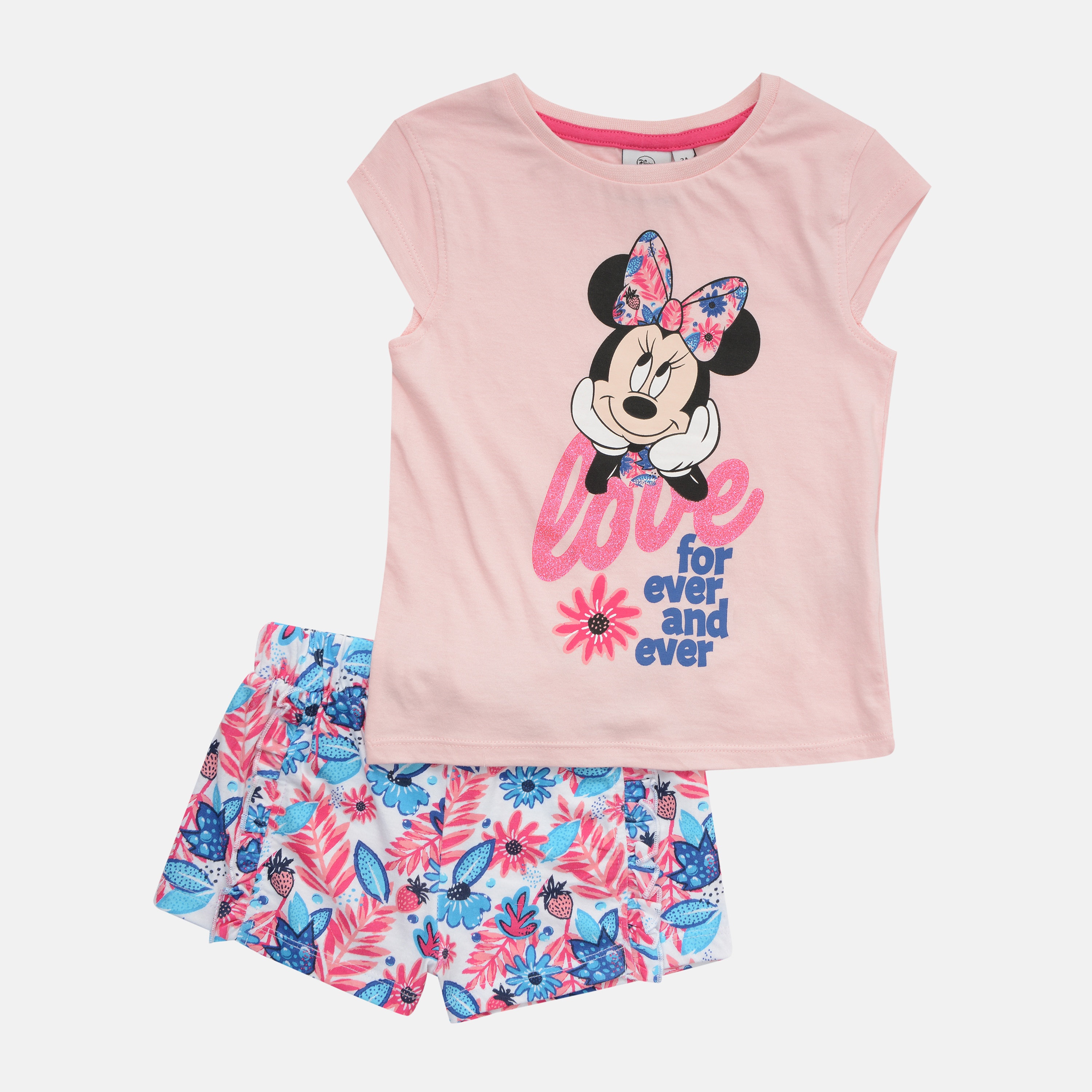 

Комплект (футболка + шорты) Disney Minnie UE1098 104 см Розовый