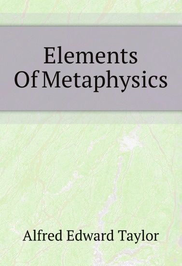 

Elements Of Metaphysics (2657530)