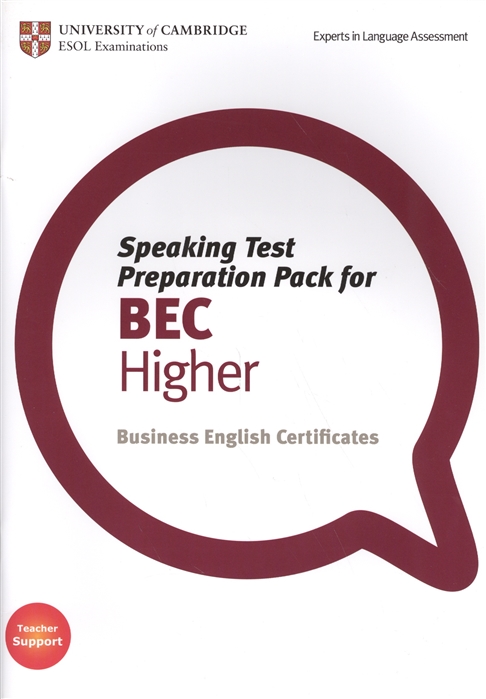 

Speaking Test Preparation Pack for BEC. Higher