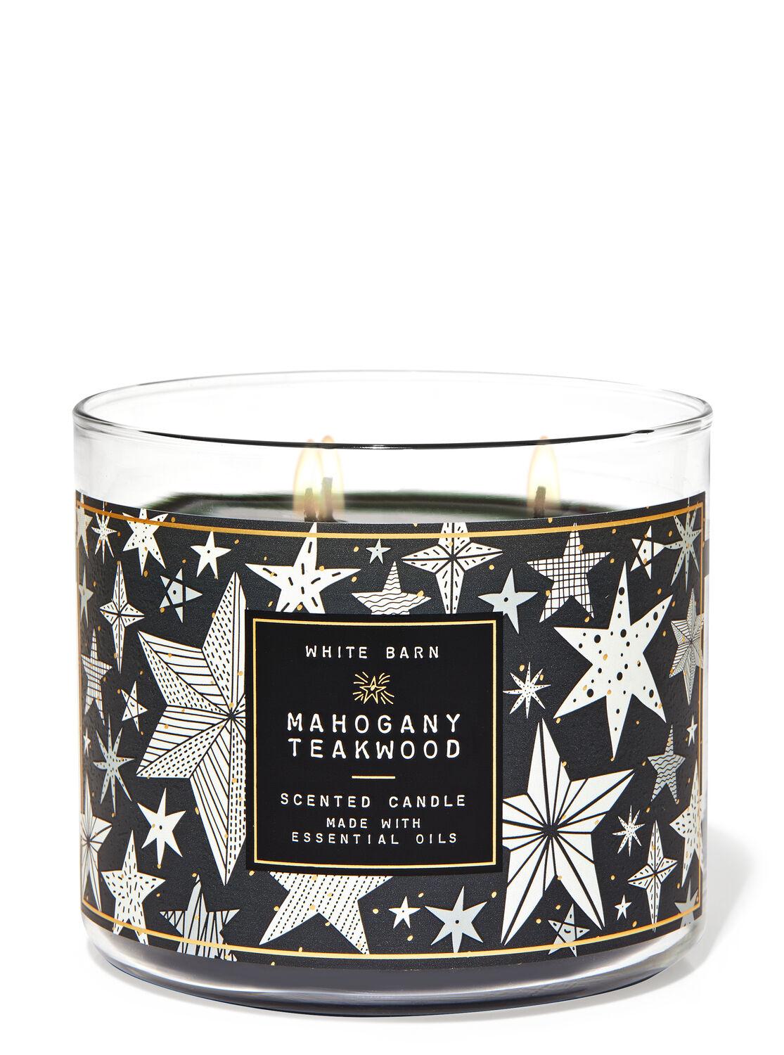 

Свеча ароматизированная MAHOGANY TEAKWOOD Bath & Body Works BBW0039M 411 г Черный