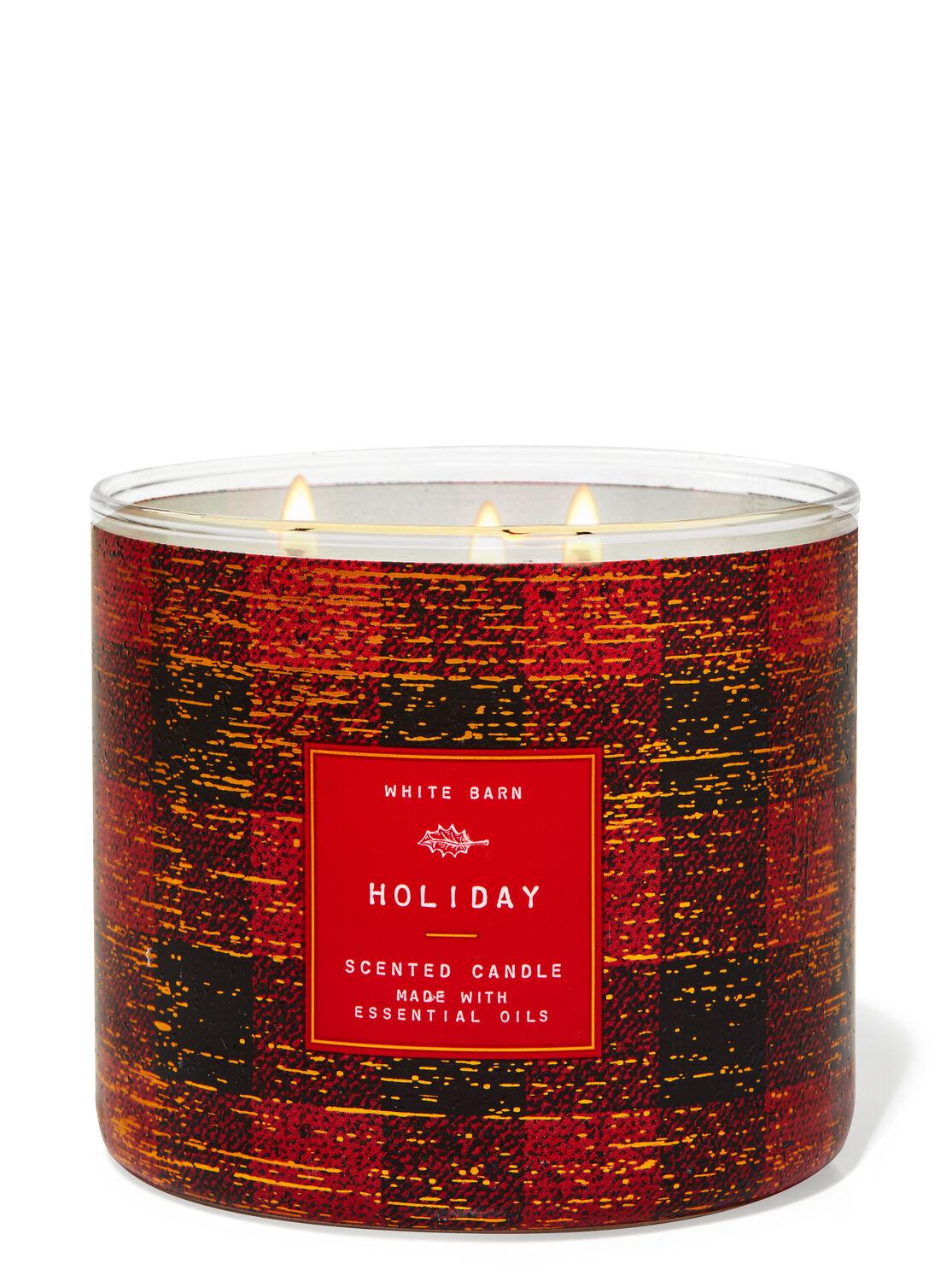 

Свеча ароматизированная HOLIDAY Bath & Body Works BBW0040W 411 г Разноцветный
