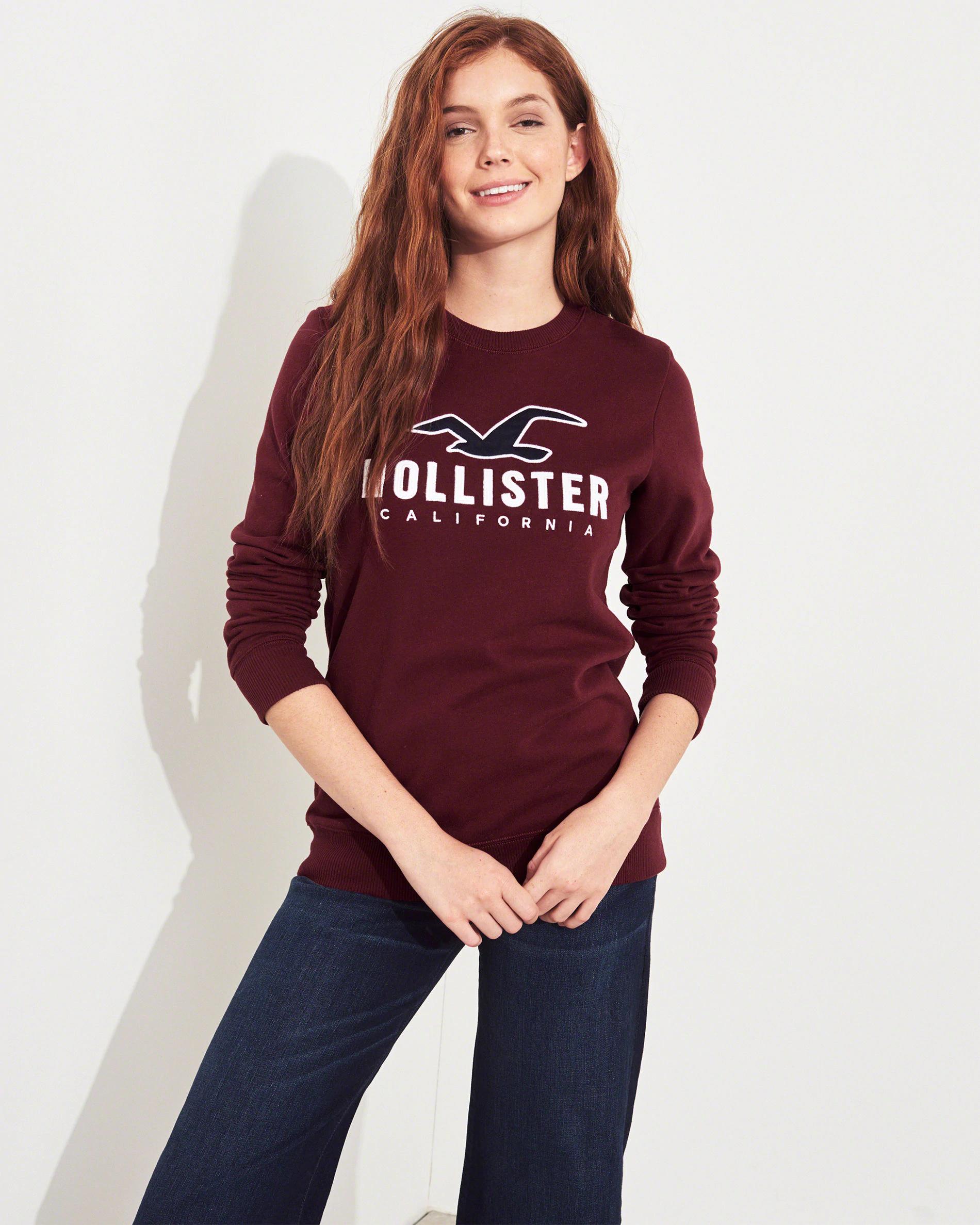

Свитшот Hollister HC5057W XS 10036 Бордовый