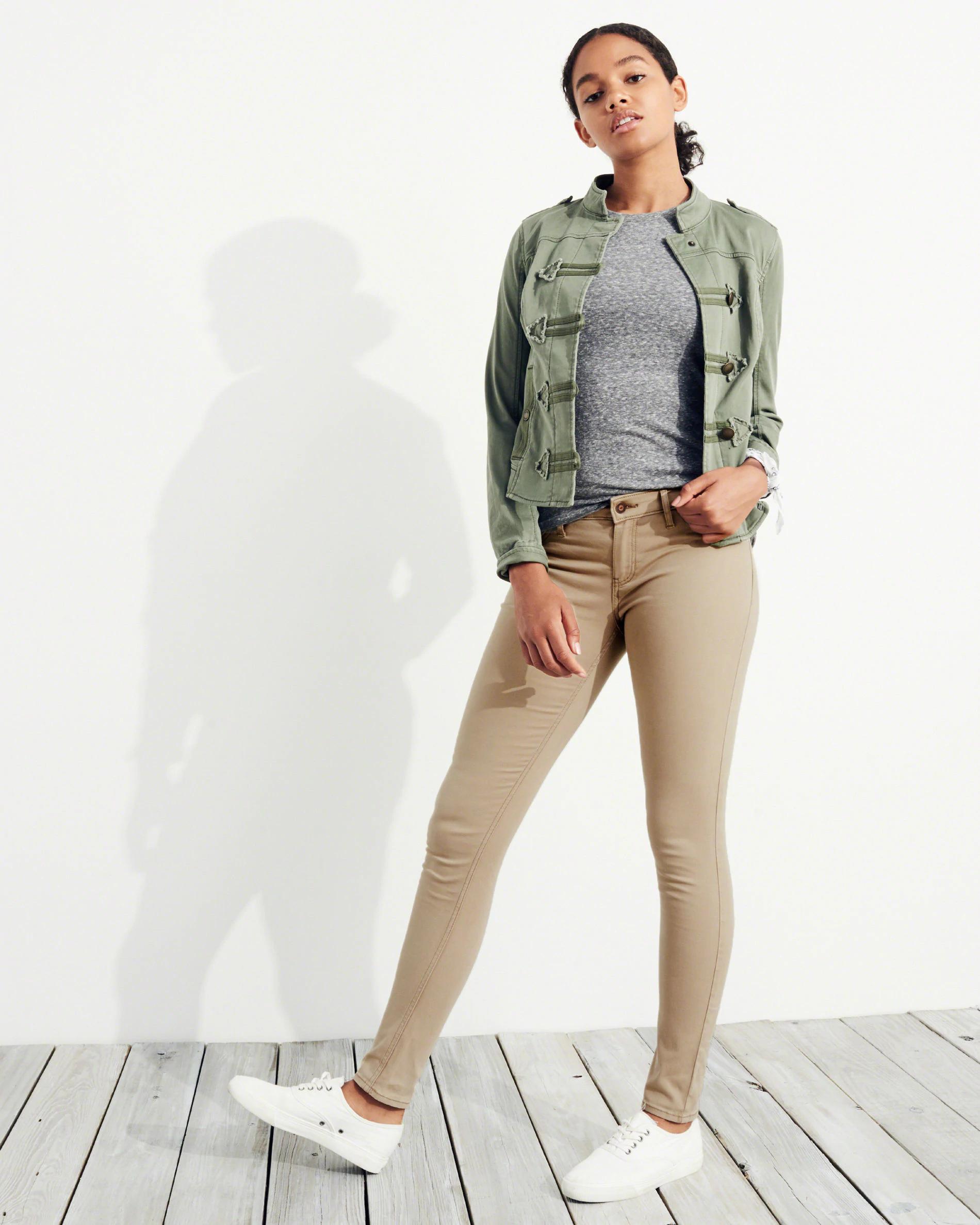 

Джинсы Super Skinny Hollister HC7266W 25/30 10060 Бежевый