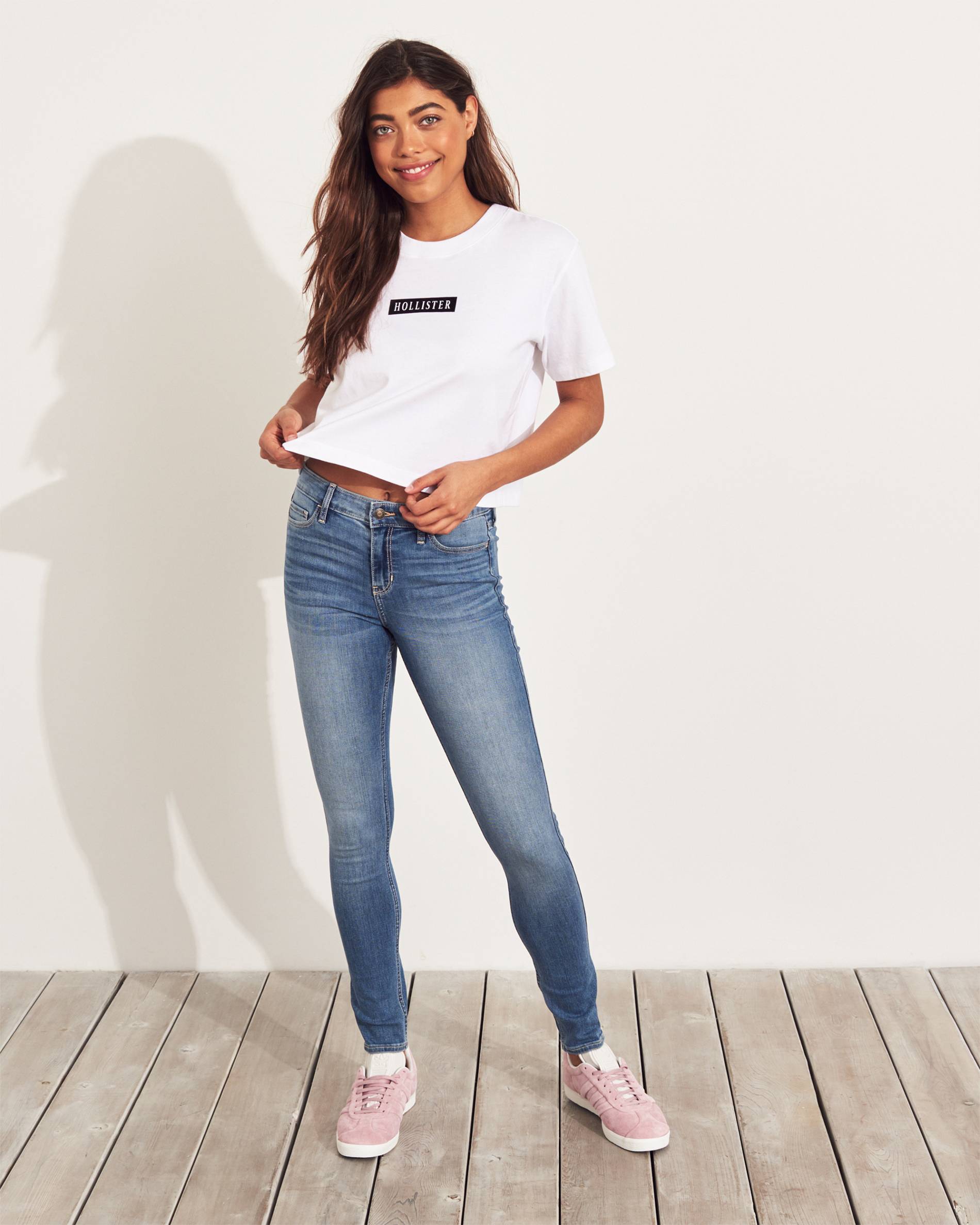 

Джинсы Super Skinny Hollister HC7110W 26/30 Синий