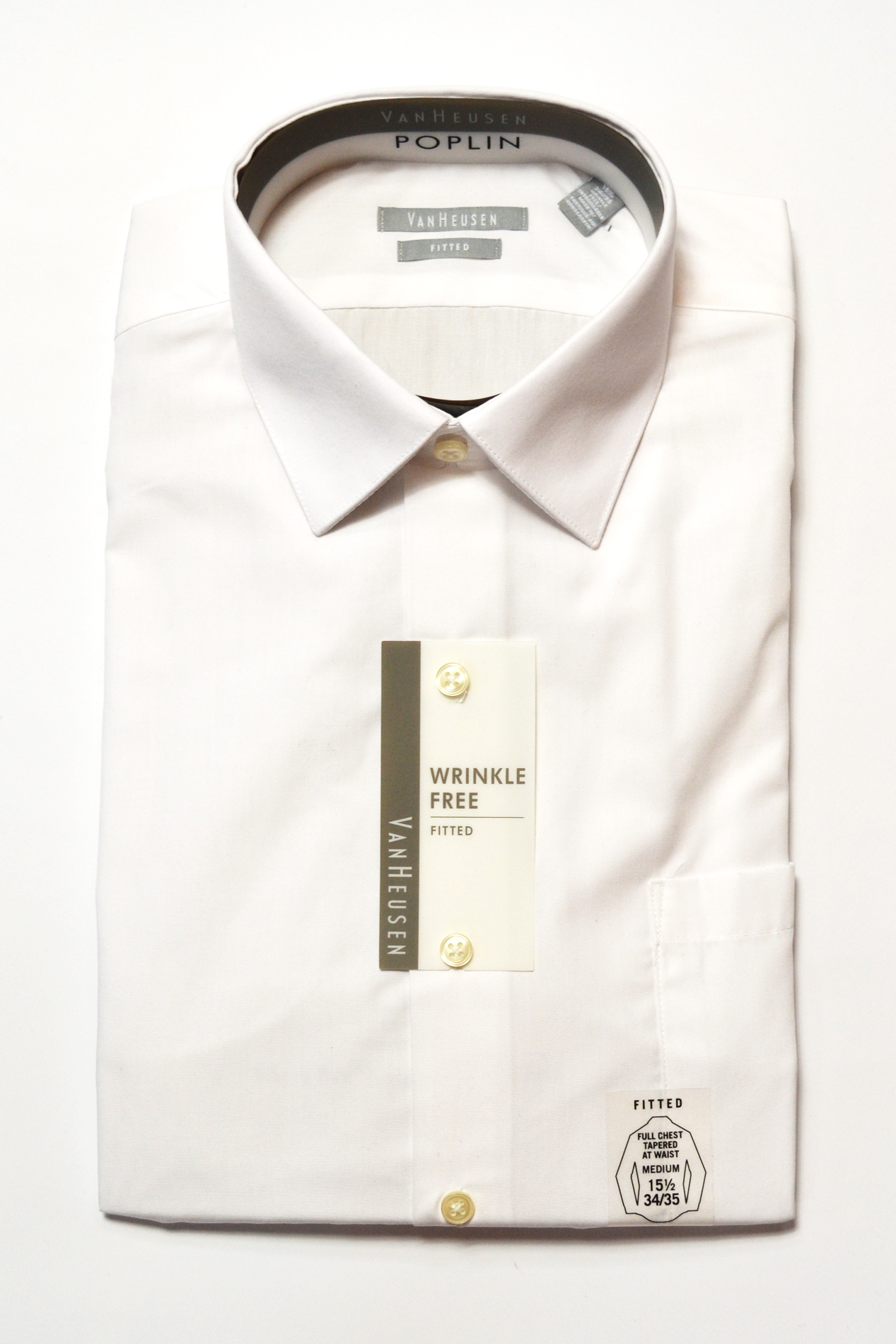 

Мужская рубашка - рубашка Van Heusen VH0074M M Белый