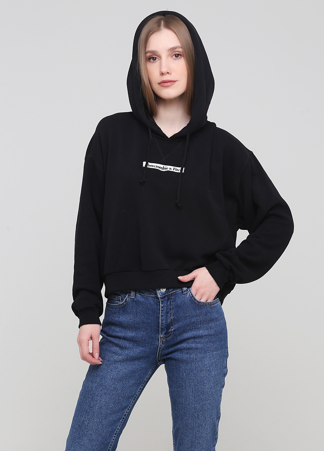 

Толстовка женская - толстовка Abercrombie & Fitch AF7442W  Черный, Толстовка женская - толстовка Abercrombie & Fitch AF7442W S Черный