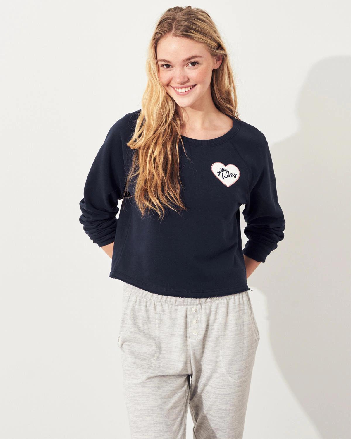 

Свитшот женский - свитшот Gilly Hicks Hollister HC7765W XS Темно-синий