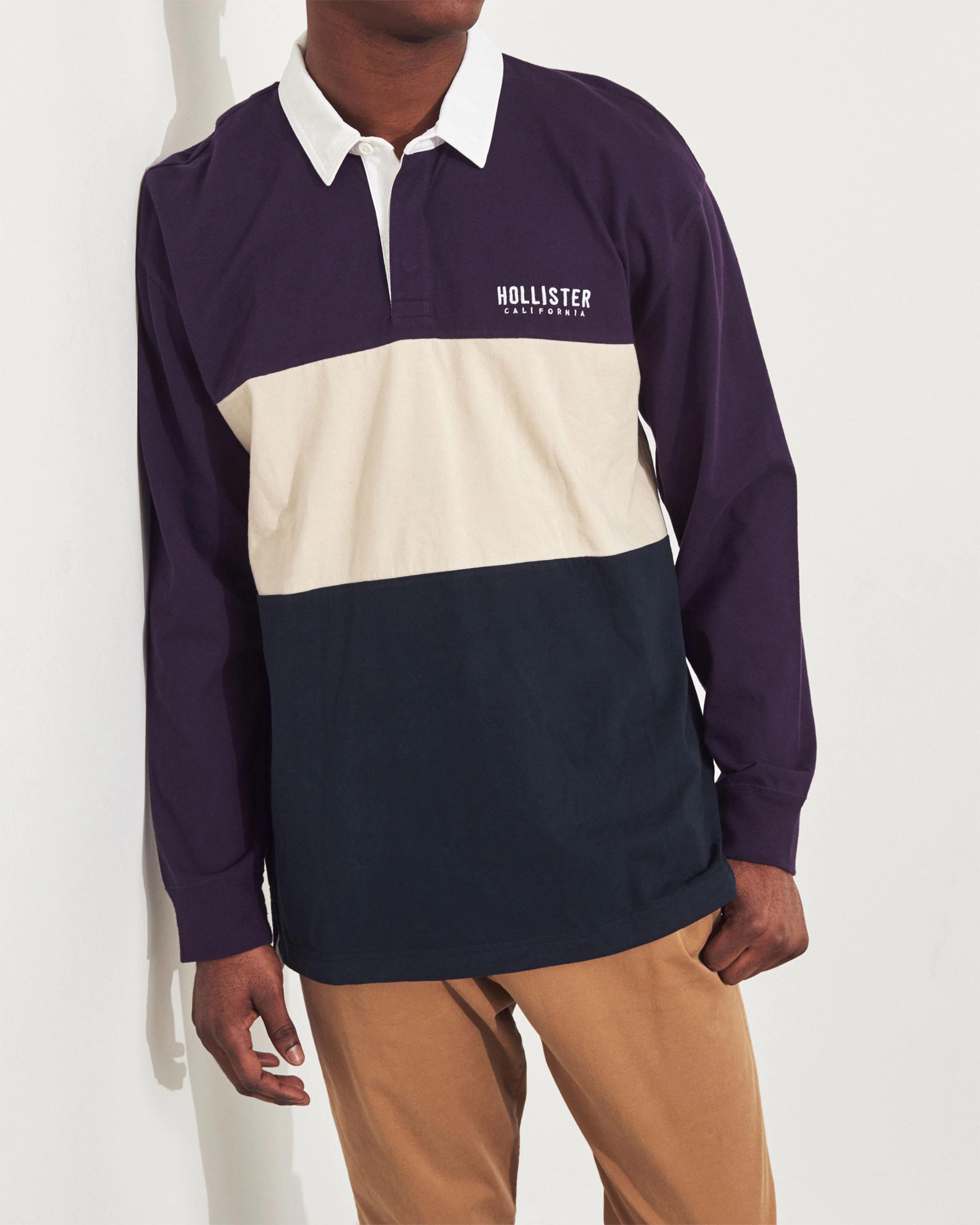 

Поло мужское - поло Hollister HC6172M S Фиолетовый