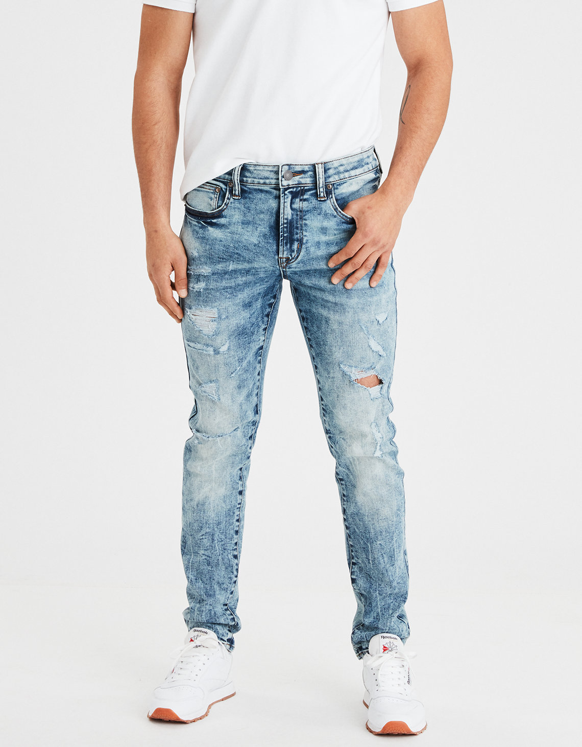 

Джинсы Skinny American Eagle AE4748M 31/32 Светло-синий