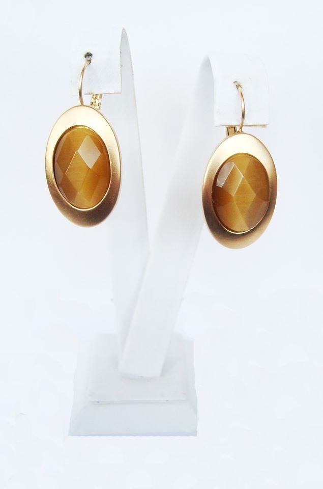 

Серьги желтый кошачий глаз DANON E2647MG16