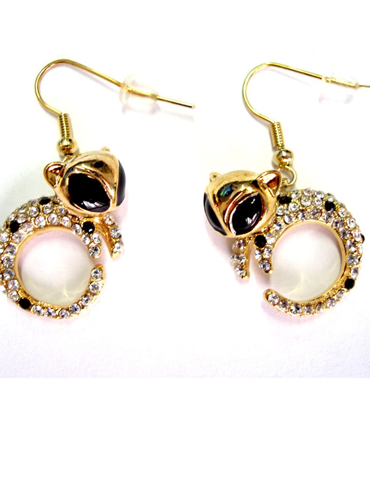 

Серьги золотые пантерки Viennois 3293