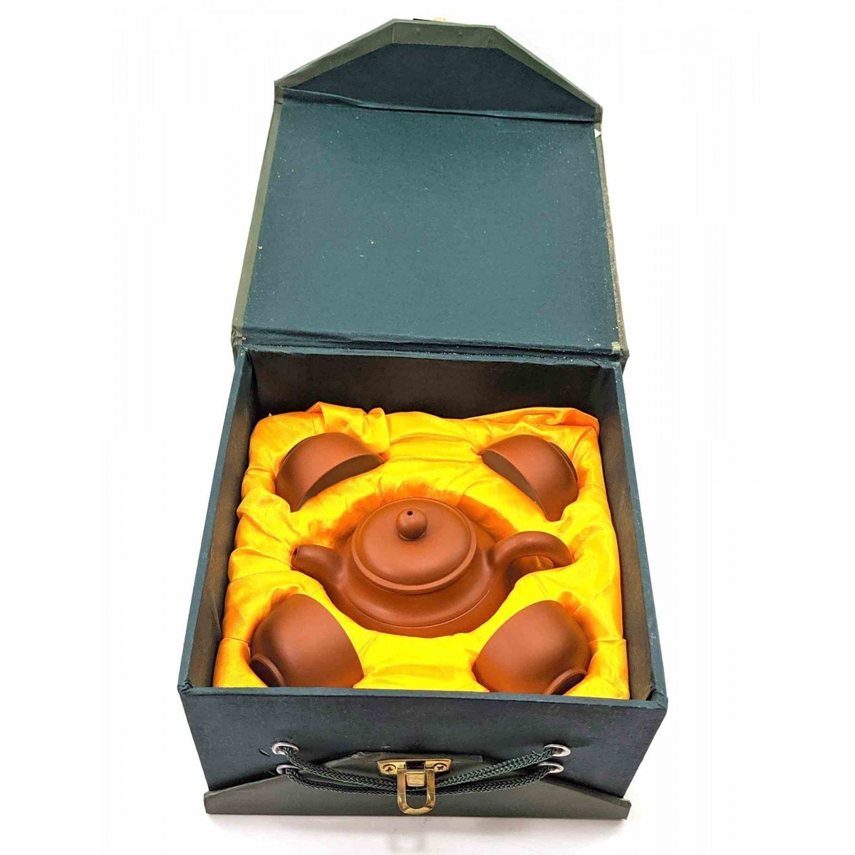 

Сервіз глиняний коричневий (17х18х9,5 см) 27997A