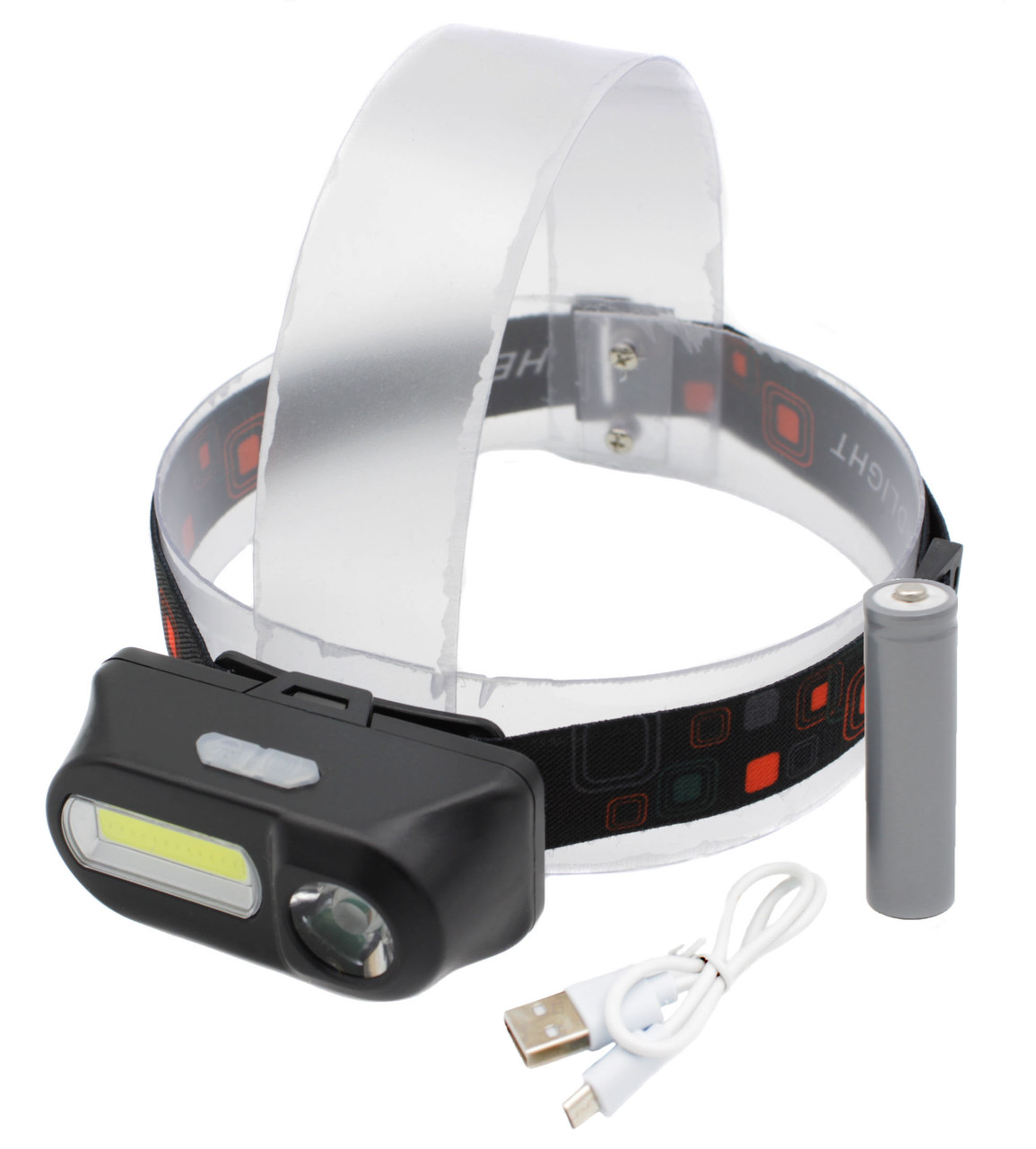 

Налобный аккумуляторный фонарь Bailong BL-1804 MicroUSB 2 кнопки (t6110)