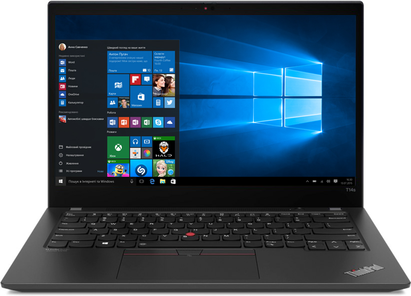 

Ноутбук Lenovo ThinkPad T14s Gen 2 (20WM0040RT) Villi Black