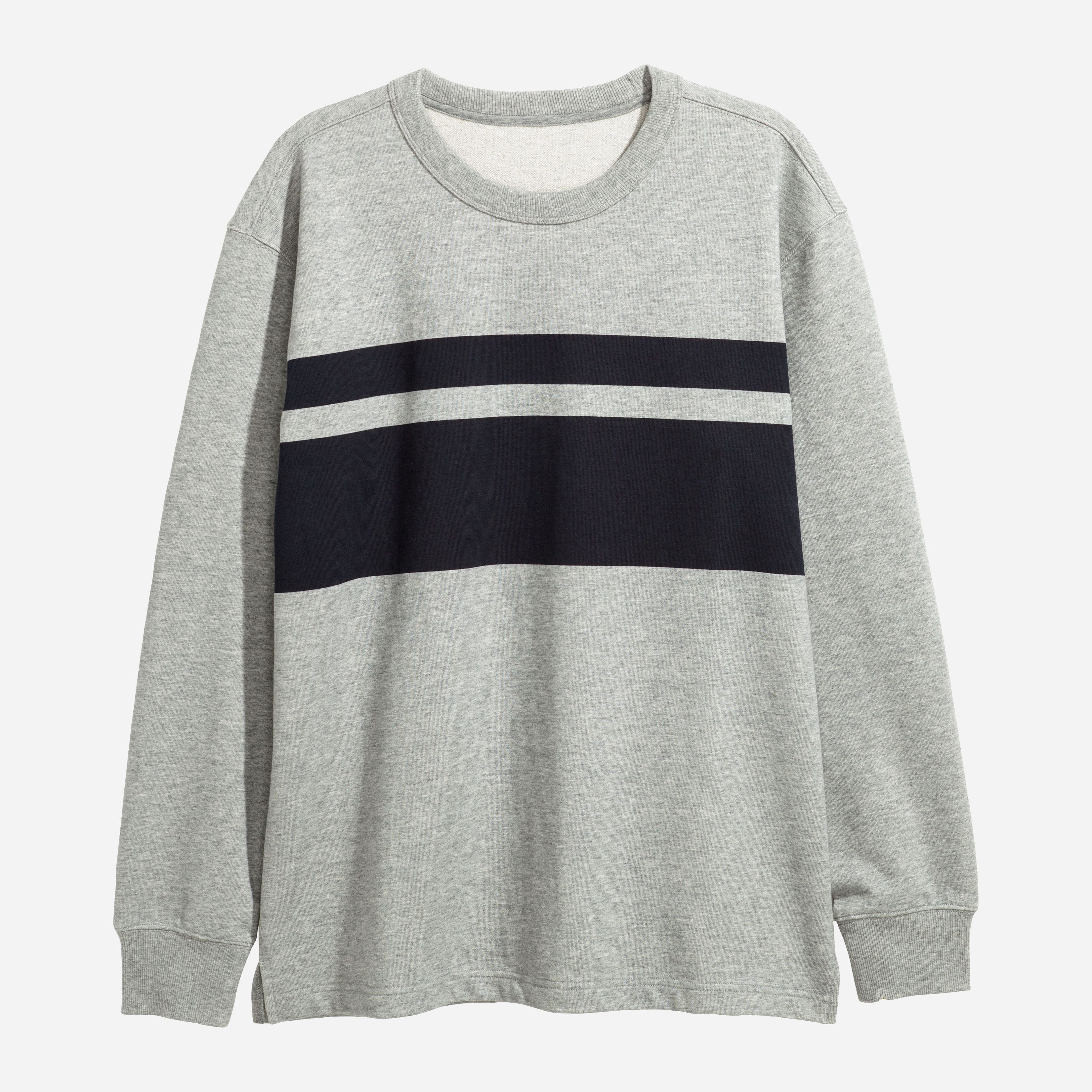 

Лонгслив H&M 5809366-AAZK S Серый с синим
