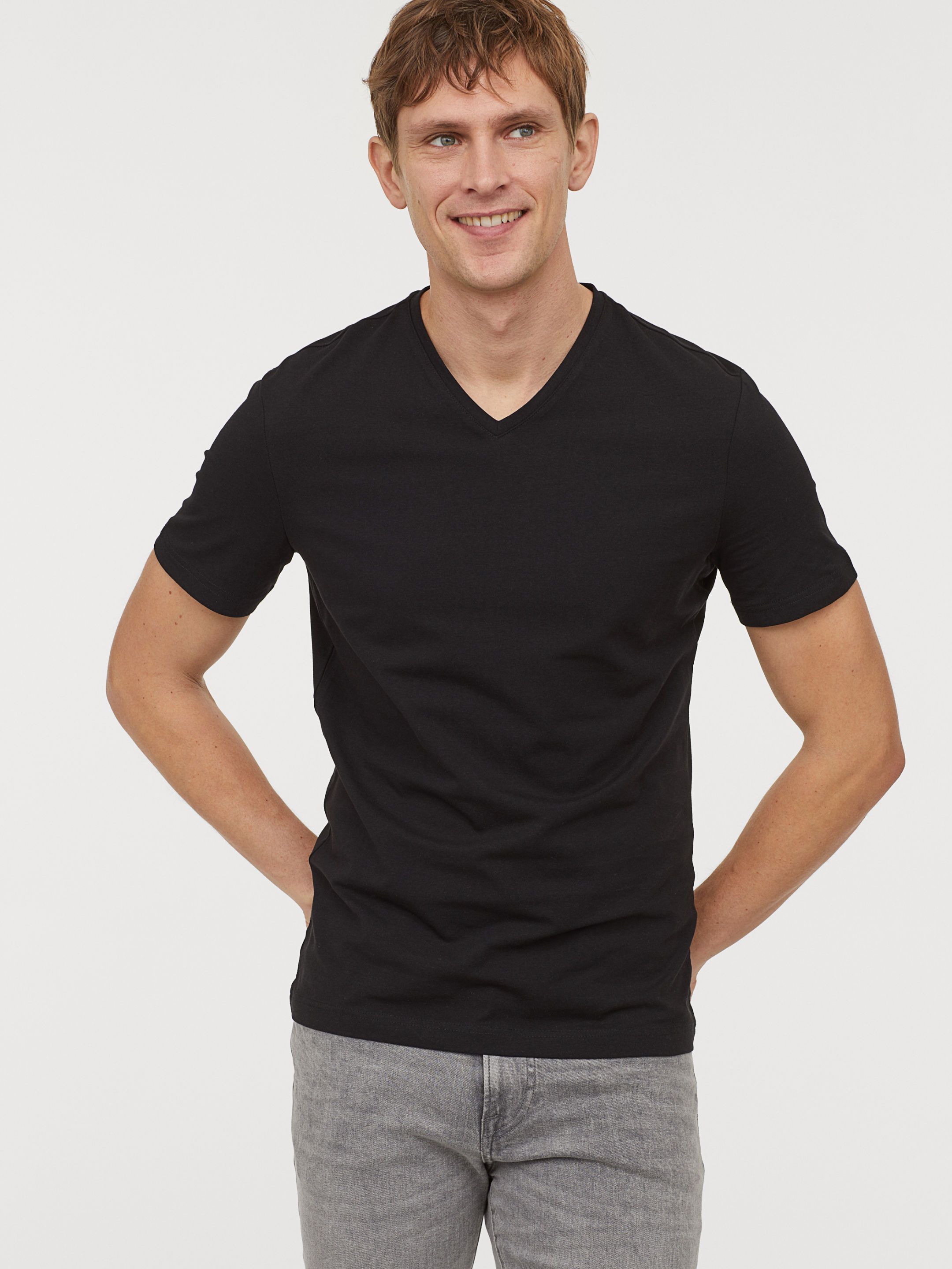 

Футболка H&M 5700037-AAAD M Черная