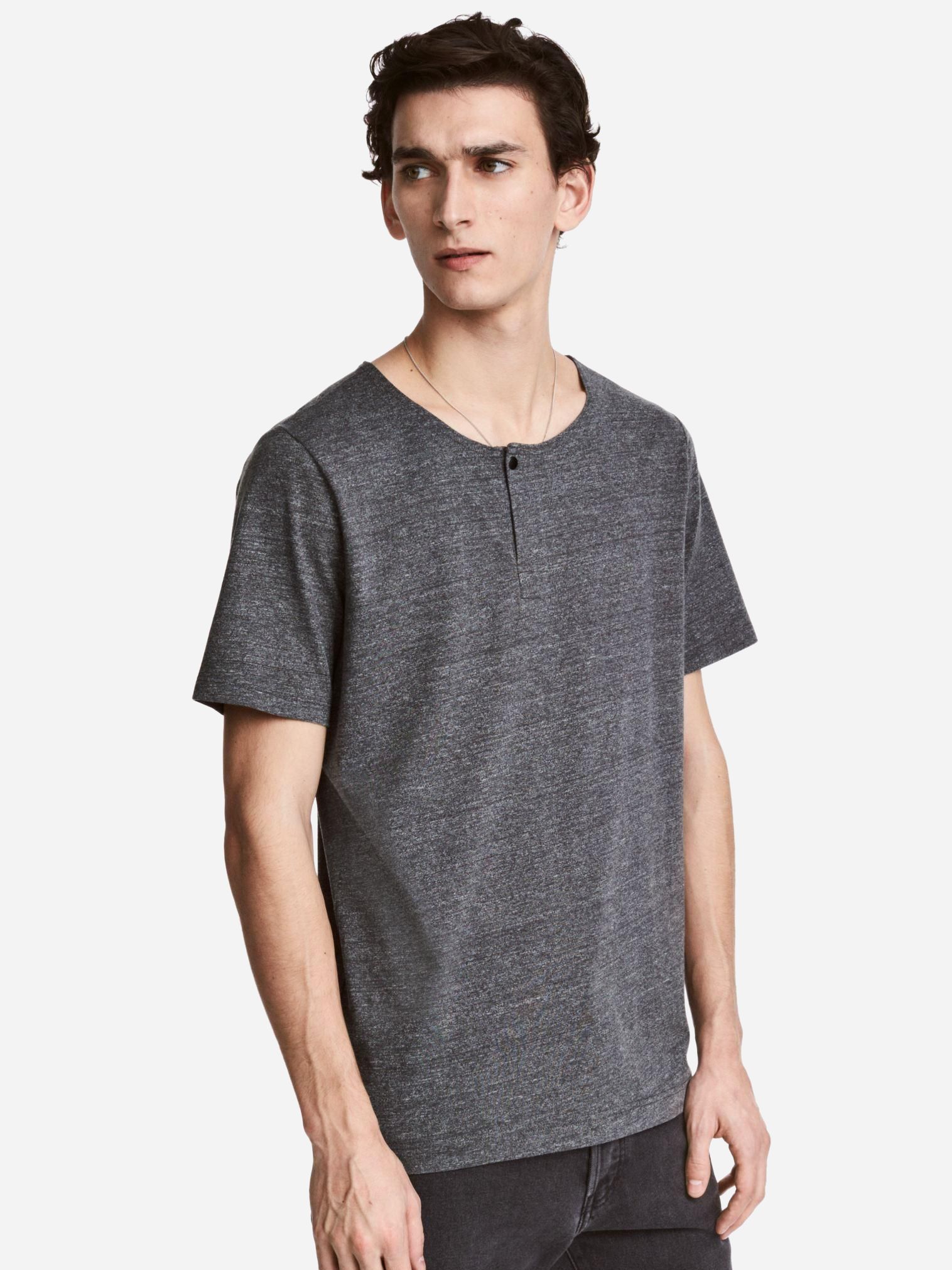 

Футболка H&M 4690355-ACXW S Темно-серая