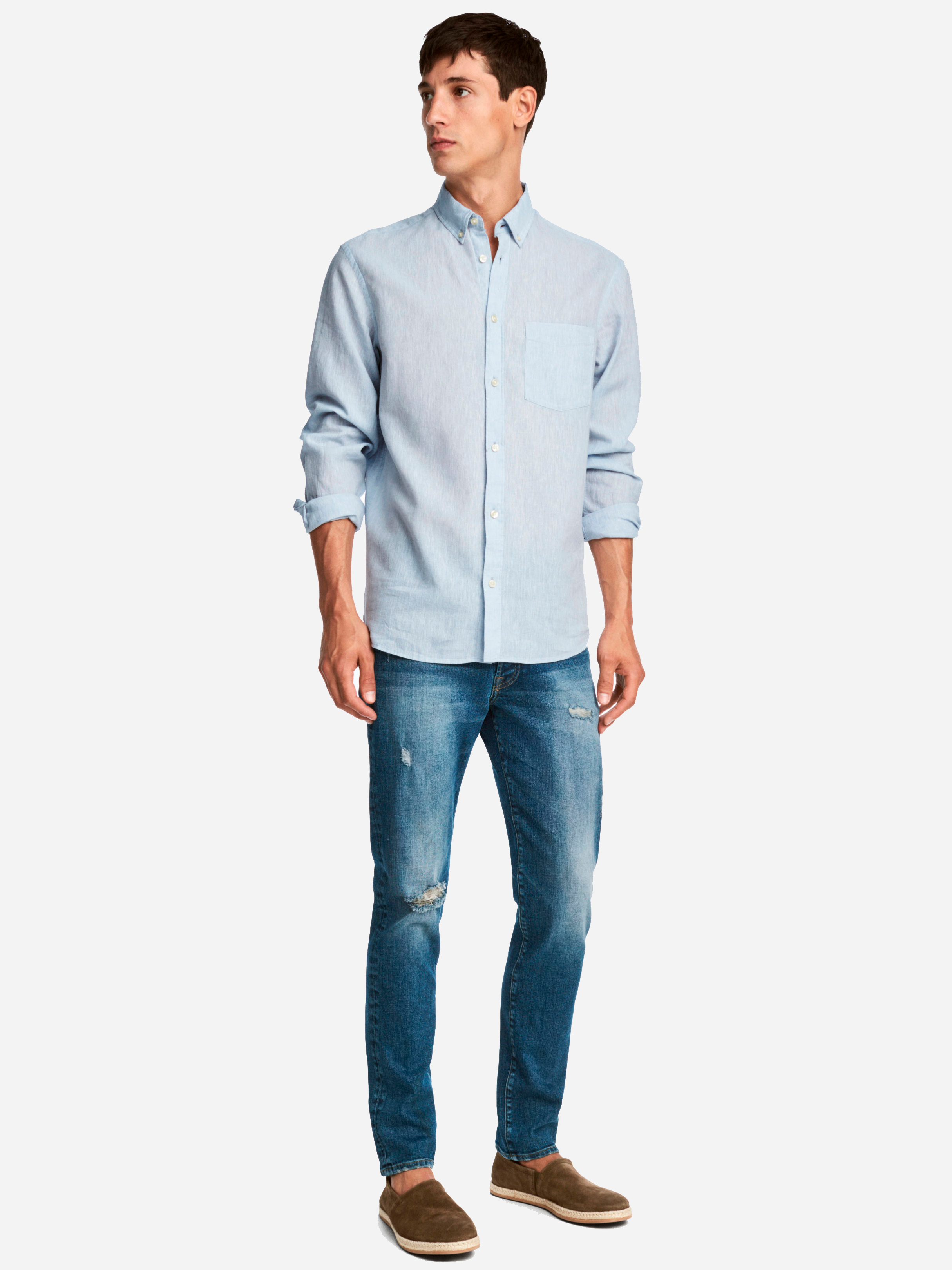 

Джинсы H&M 4498976-ACGU 28/32 Темно-синие