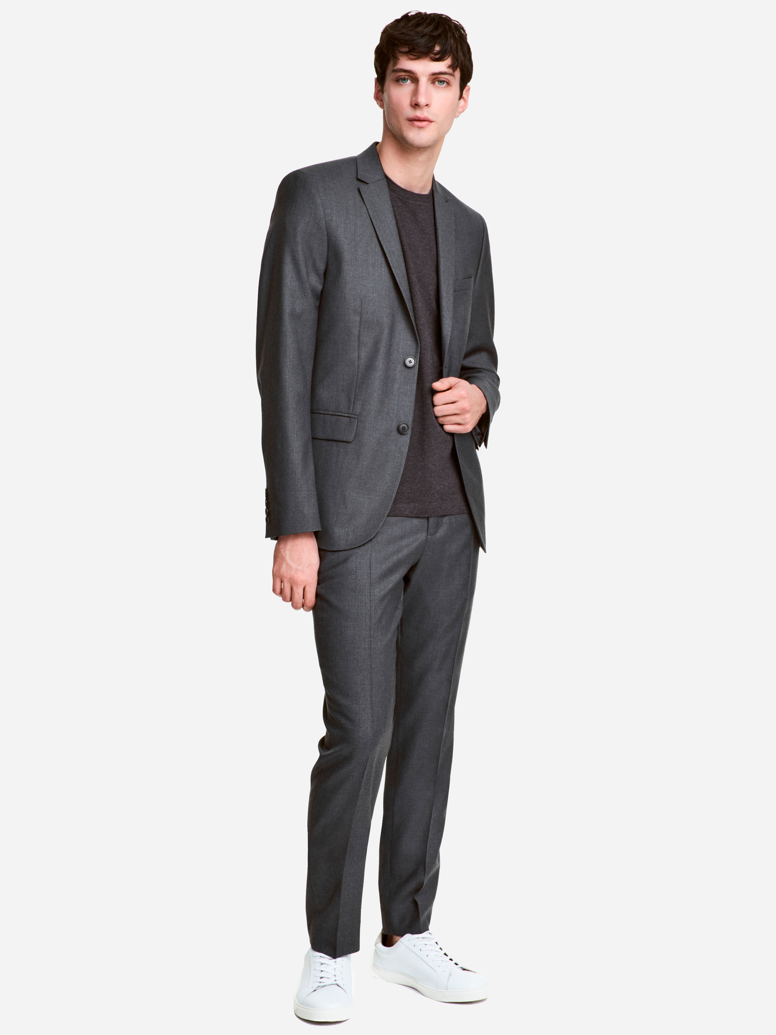 

Брюки H&M 4447255-ABKU 44 Серые