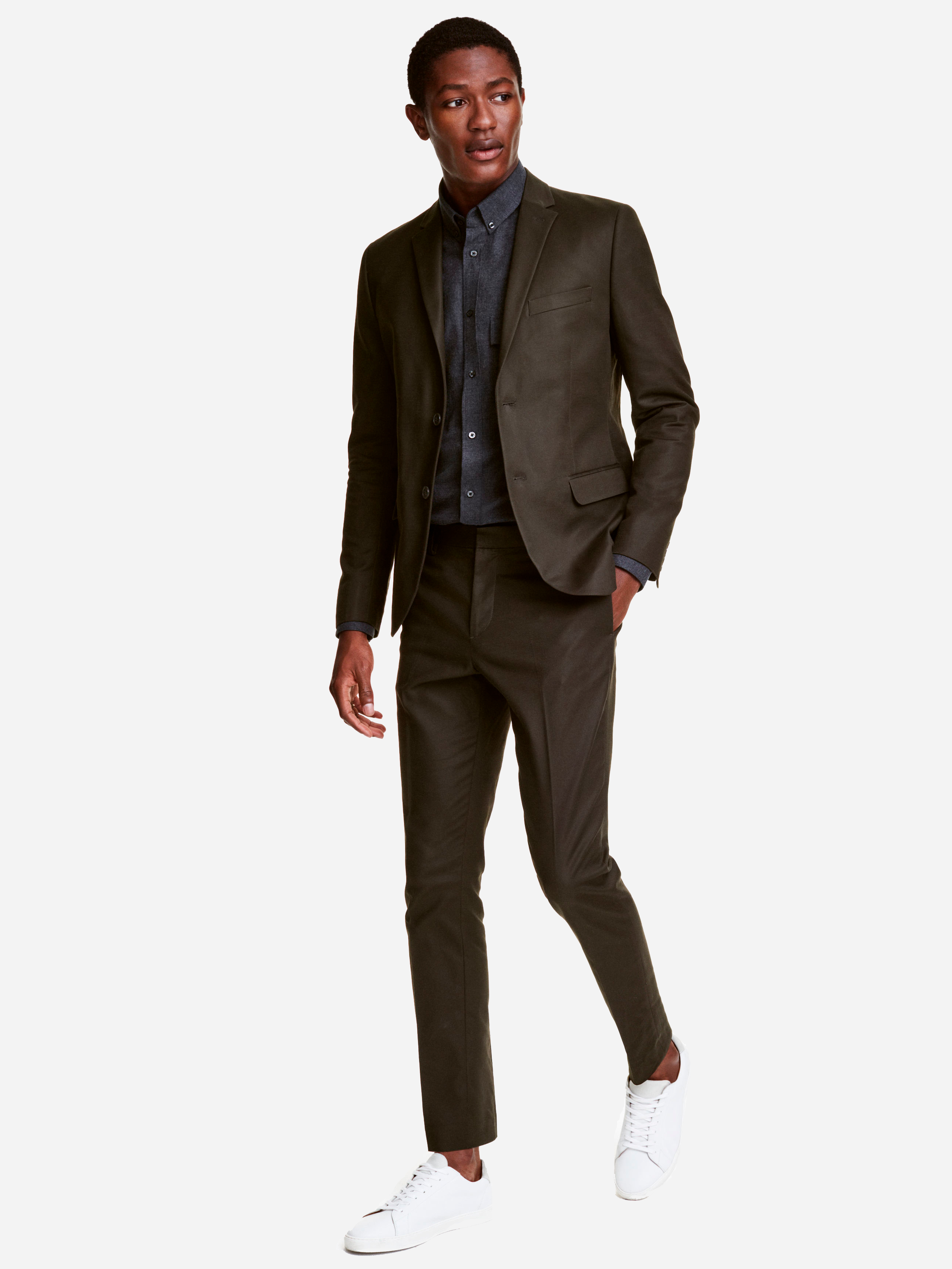 

Брюки H&M 4242904-ABTE 59 Болотные