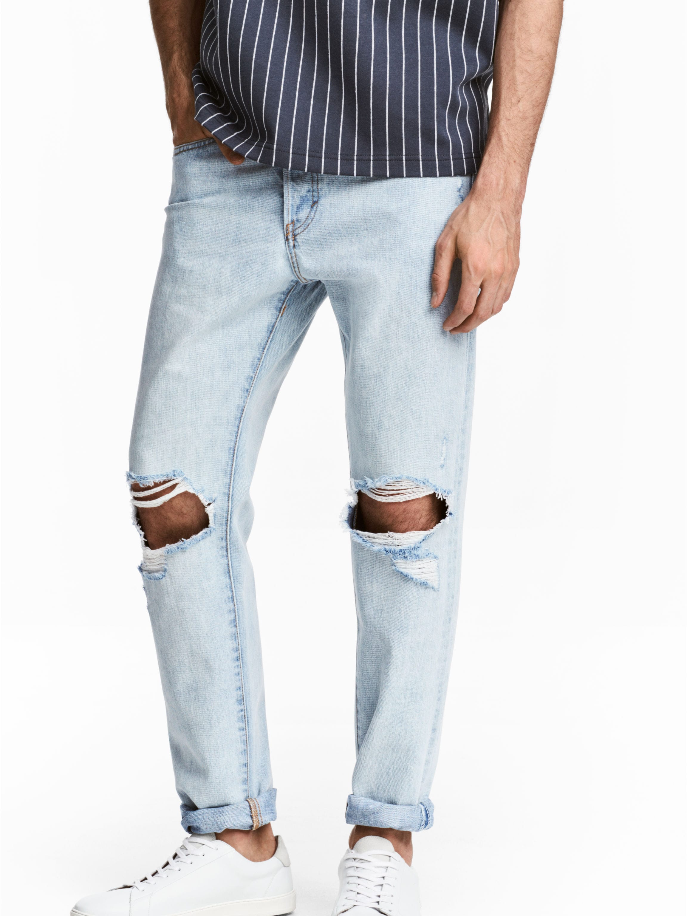 

Джинсы H&M 4004895-ACWX 29/34 Светло-синие