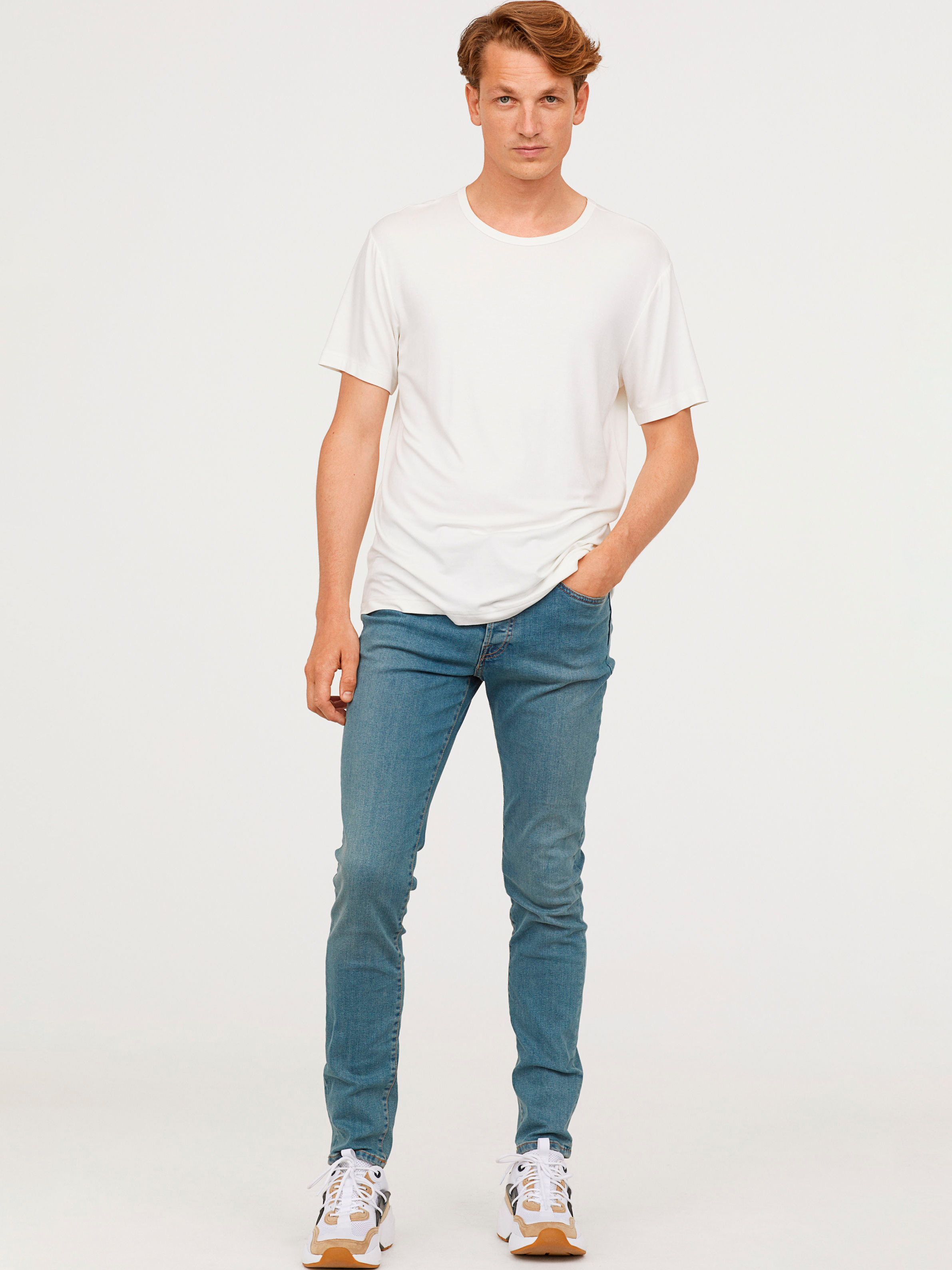 

Джинсы H&M 3970687-ACWX 28/32 Светло-синие