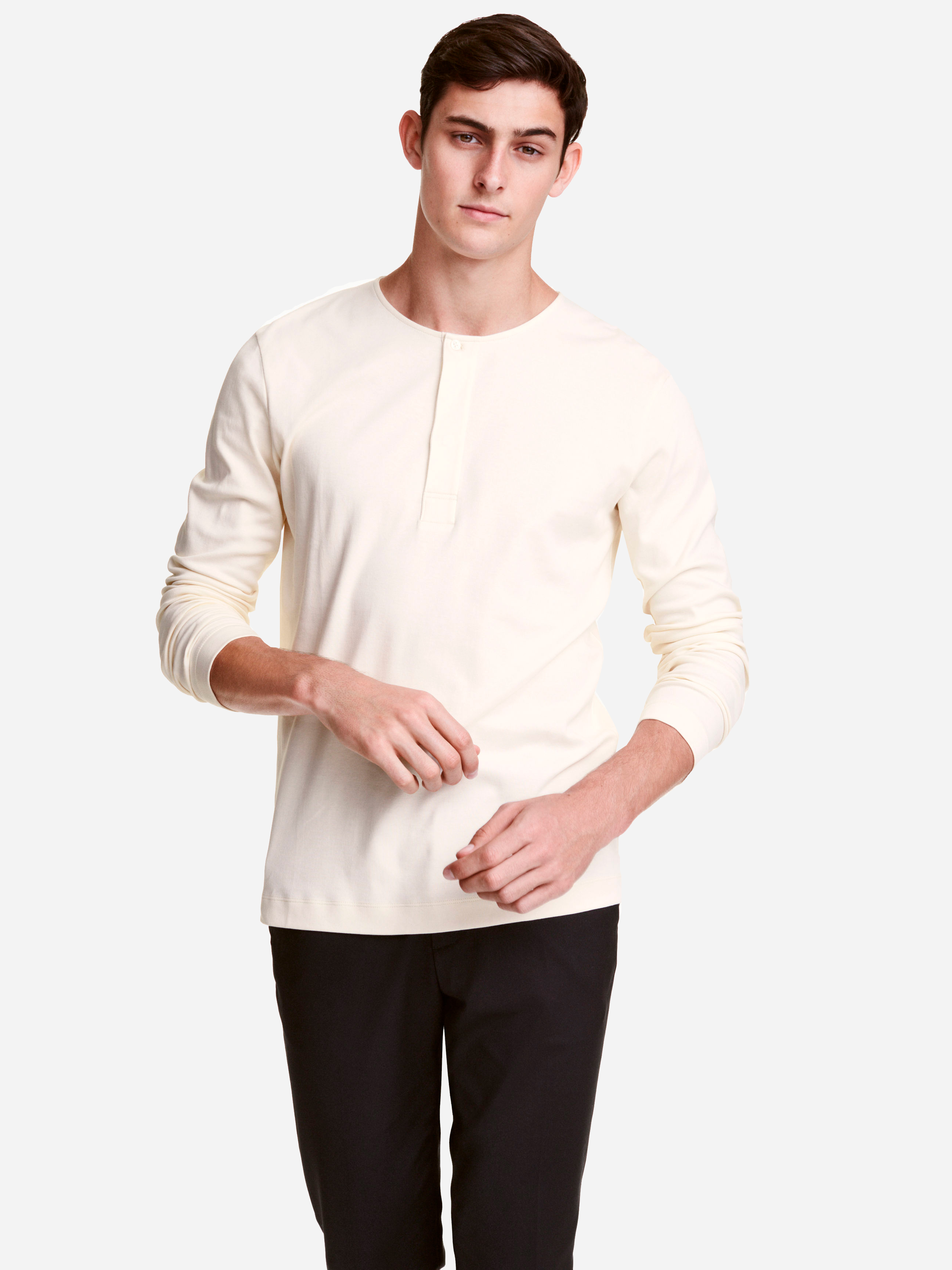 

Лонгслив H&M 3935324-ACTS M Белый