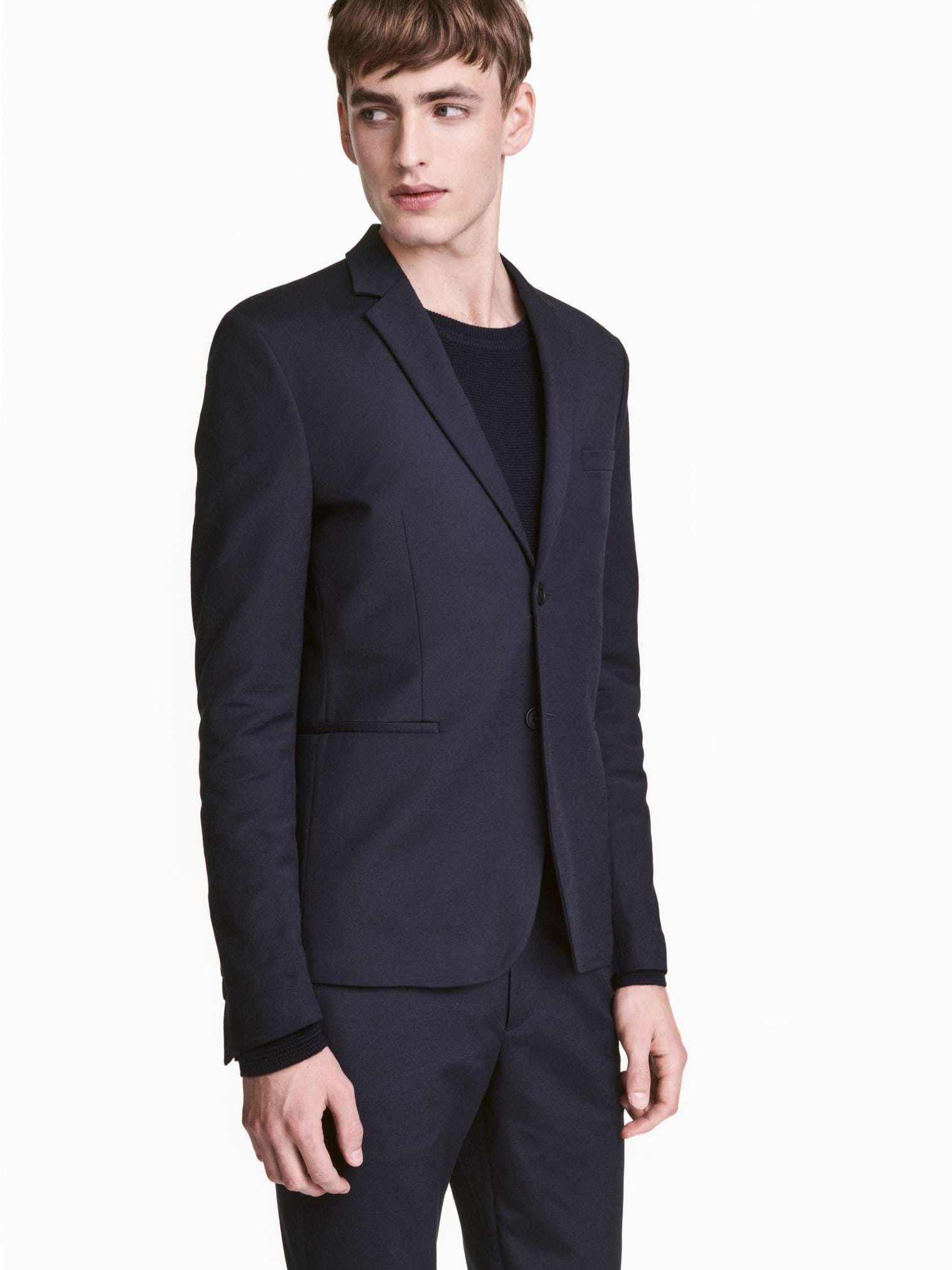 

Пиджак H&M 3916915-AAQJ 44 Темно-синий