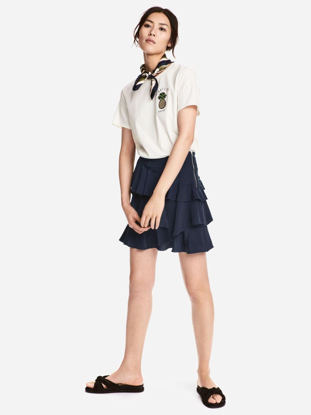 

Юбка H&M 531685a10 40 Синяя