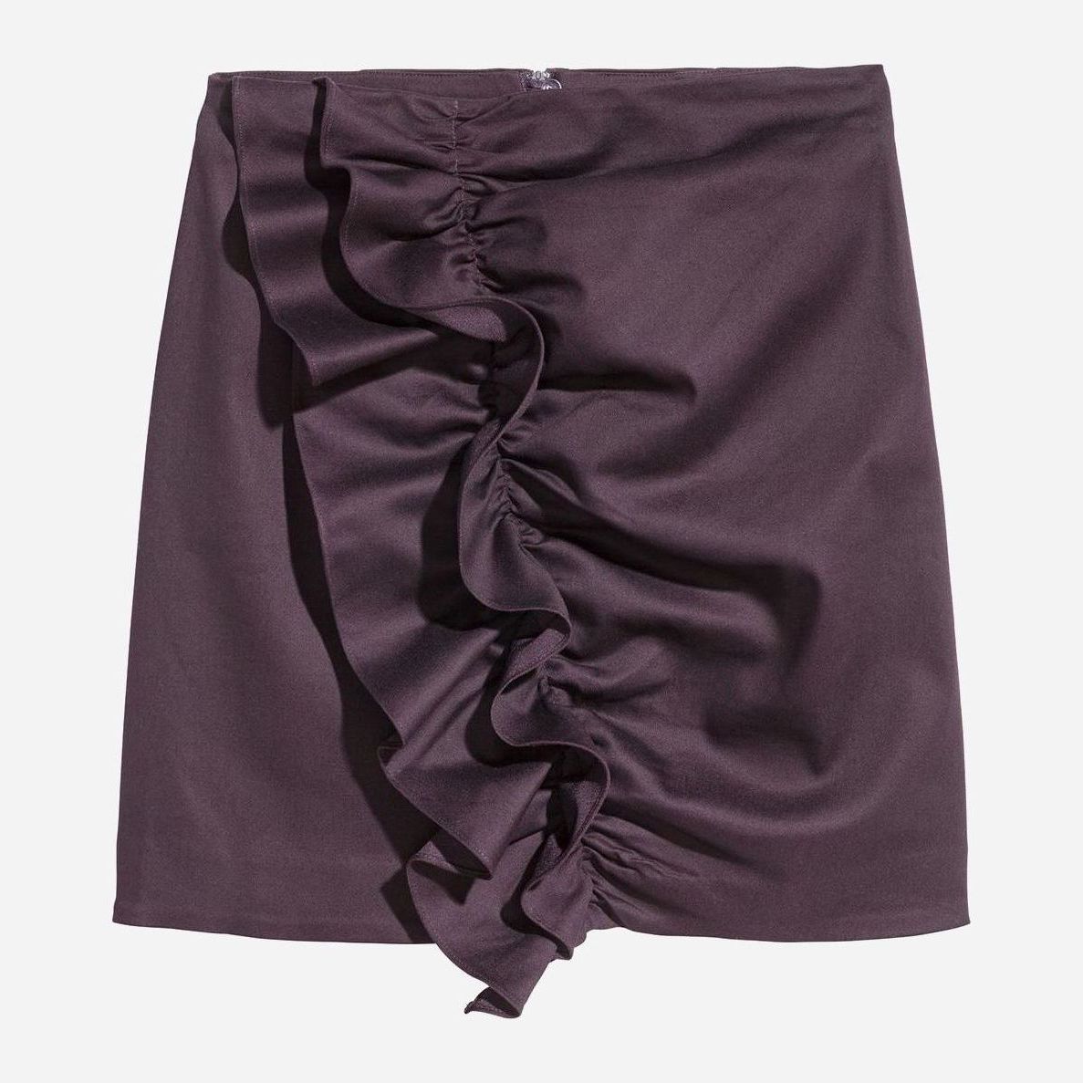 

Юбка H&M 539470002a66  Бордовая, Юбка H&M 539470002a66 32 Бордовая