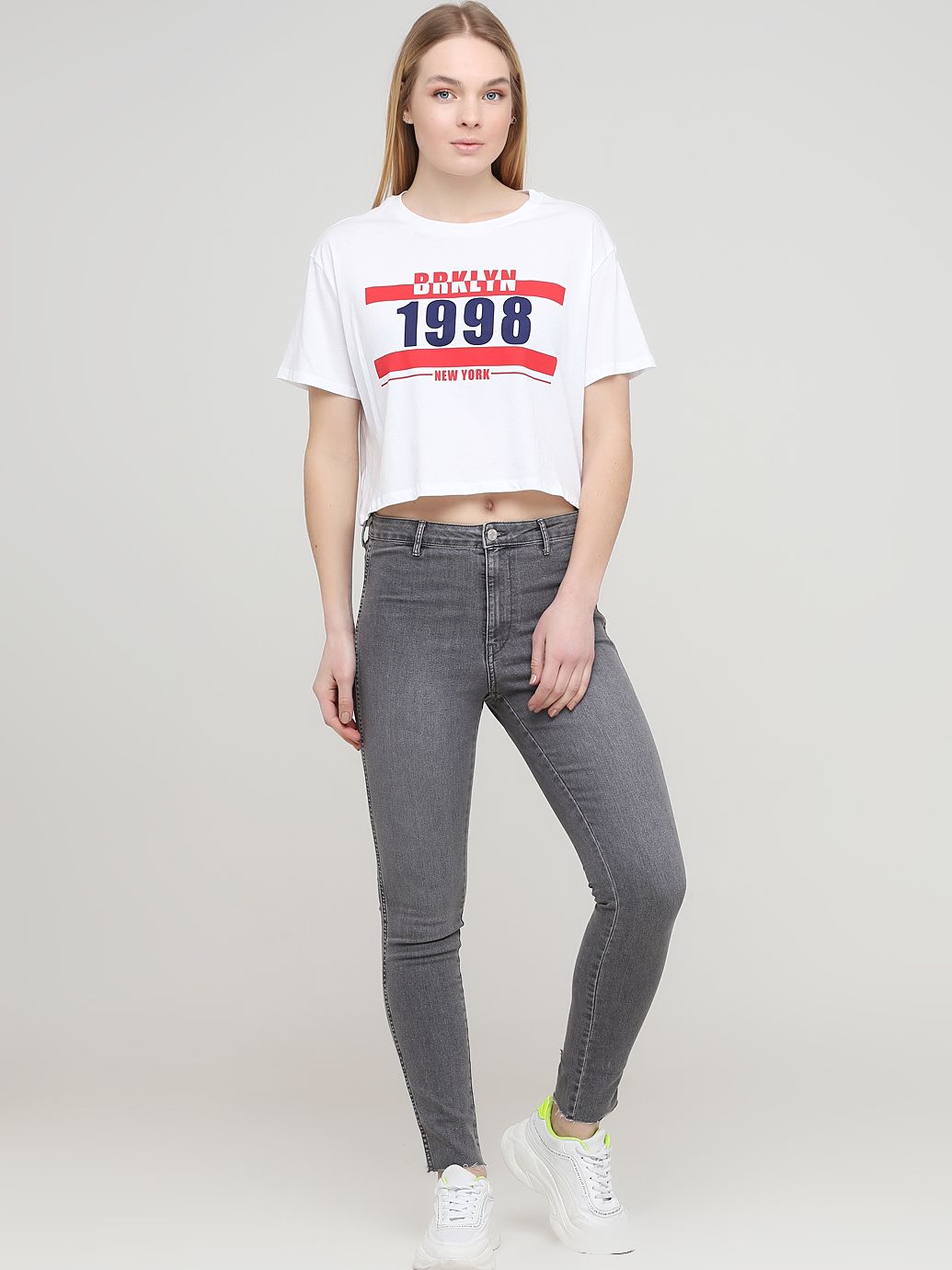 

Джинсы H&M 636323s85 W28 Серые