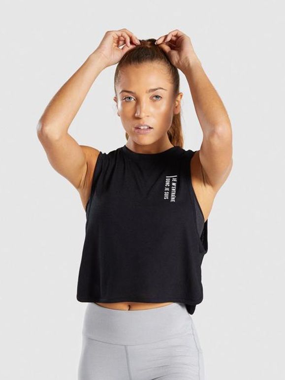 

Спортивный топ Gymshark GLTK3398a93 S Черный