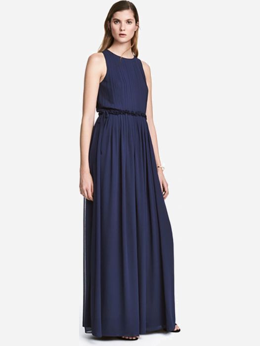 

Платье H&M 490213a92 32 Темно-синее