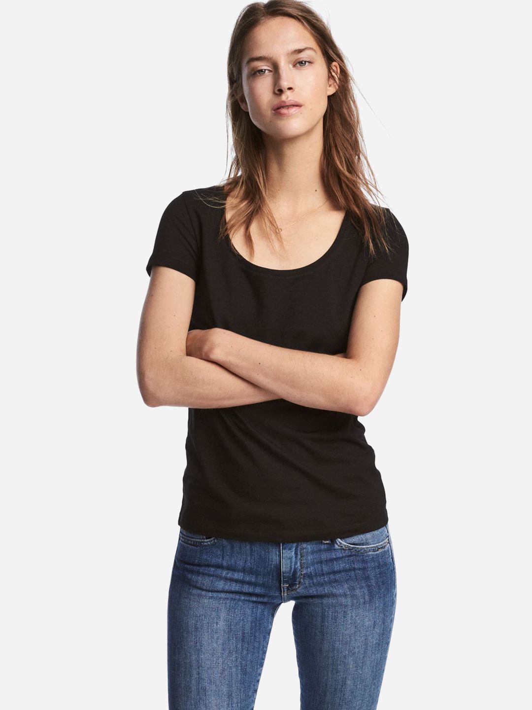 

Футболка H&M 2649845a92 S Черная