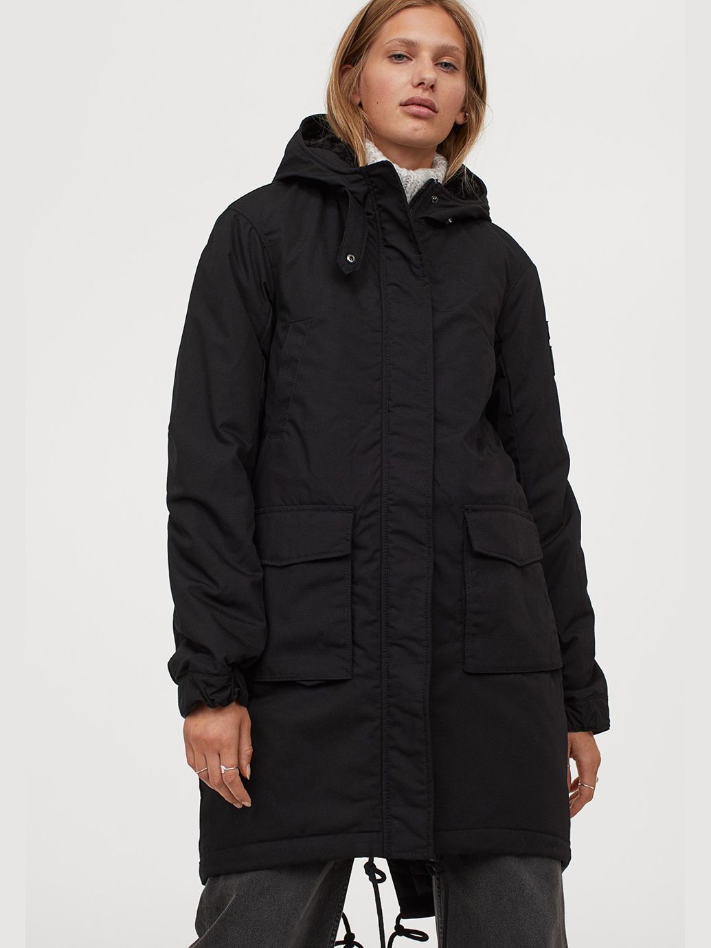 

Парка H&M 535035a99 44 Черная